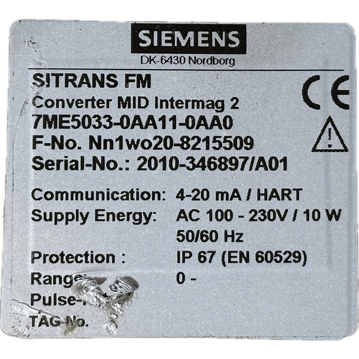Siemens 7ME5033-0AA11-0AA0-4