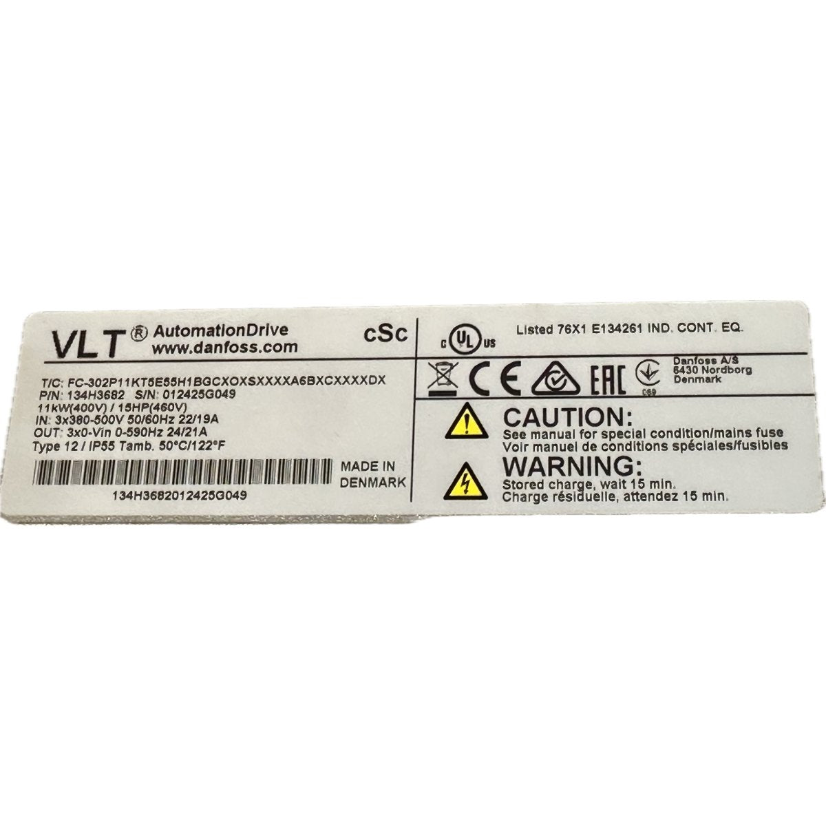 Danfoss FC-302P11KT6E85H1BGCXOXSXXXXA6BXCXXXXDX-4