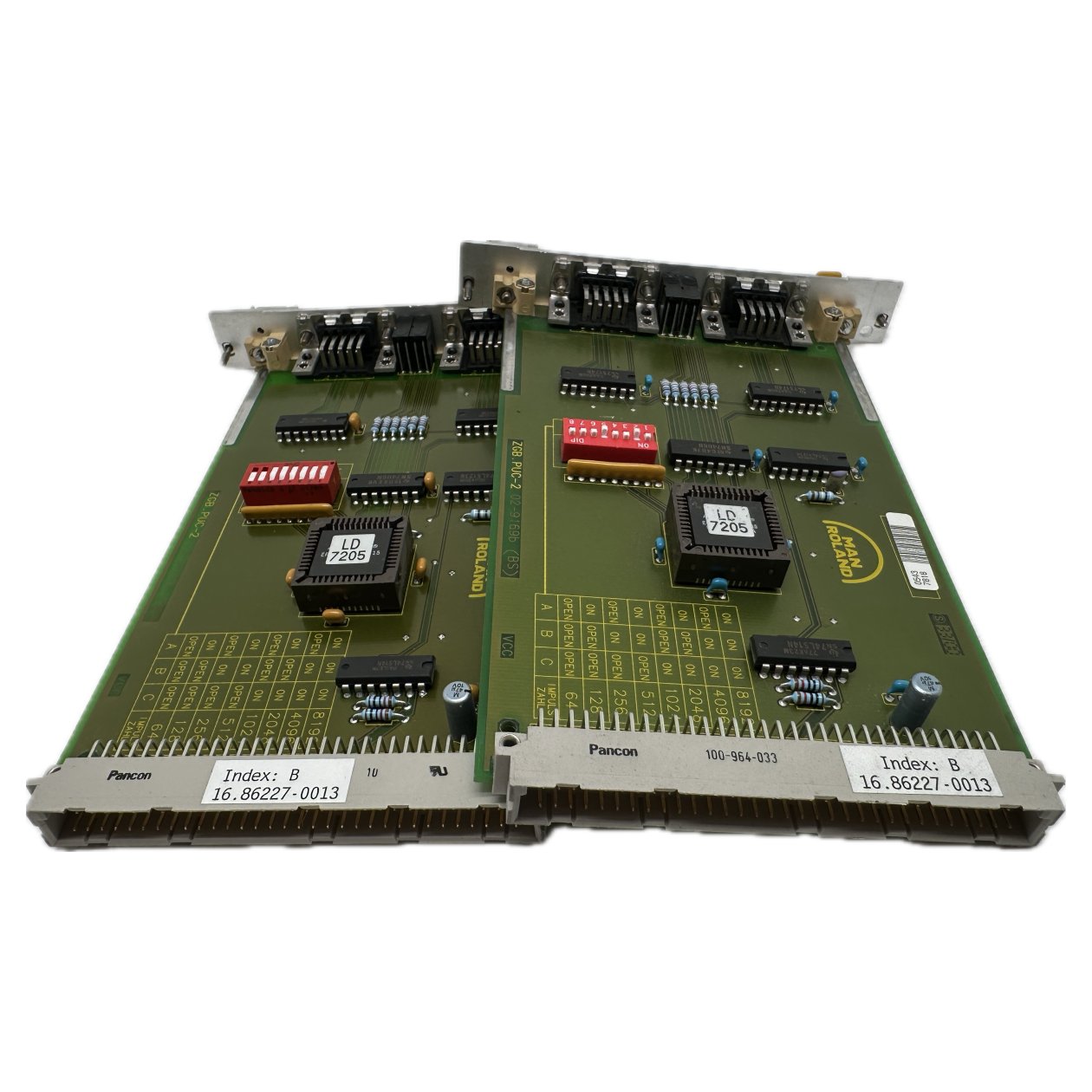 Posten 2 Stück Steckplatine Man Roland 16.86227-0013 B PUC-2_3