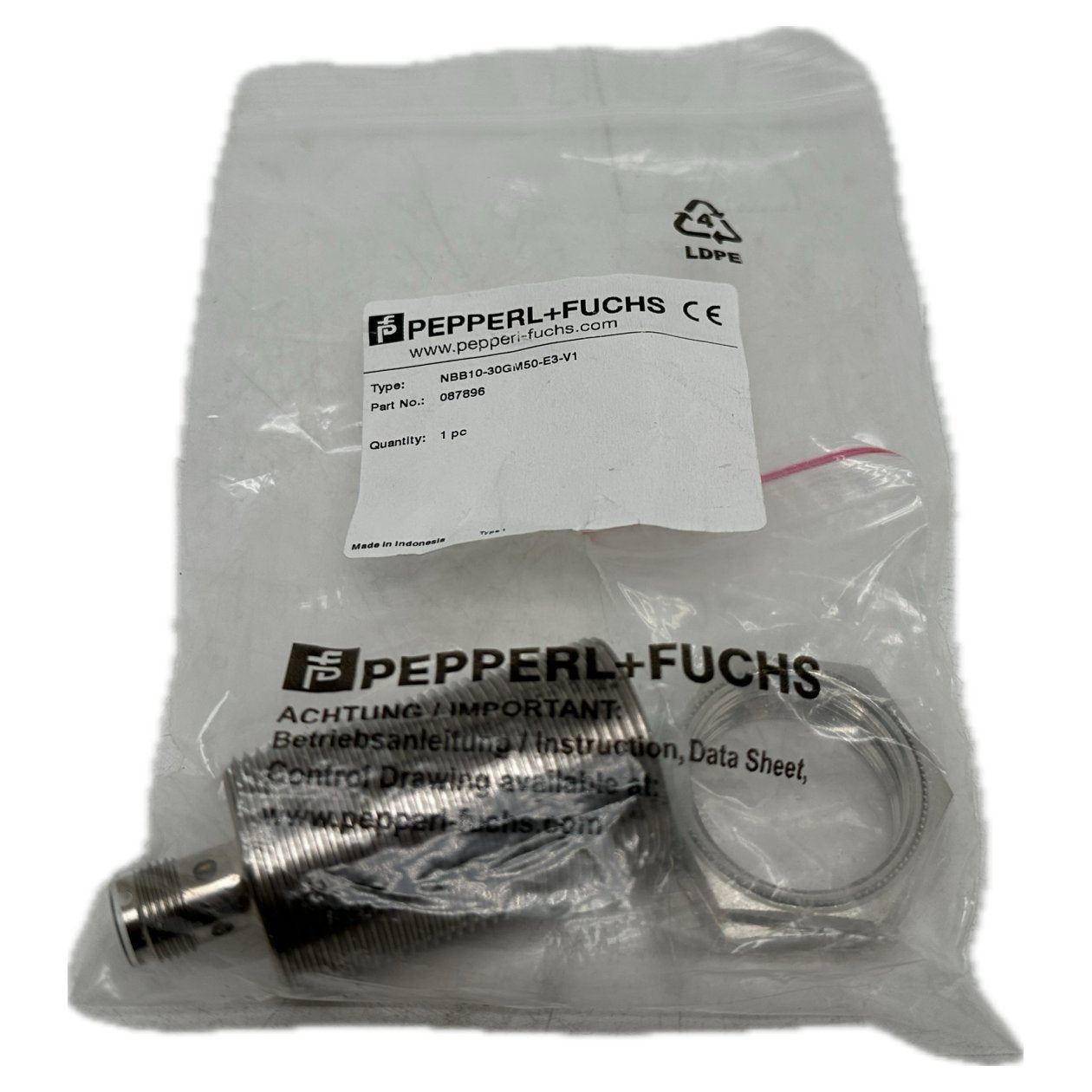 AJ1155 Inductive Sensor Pepperl Fuchs NBB10-30GM50-E2-V1 087896