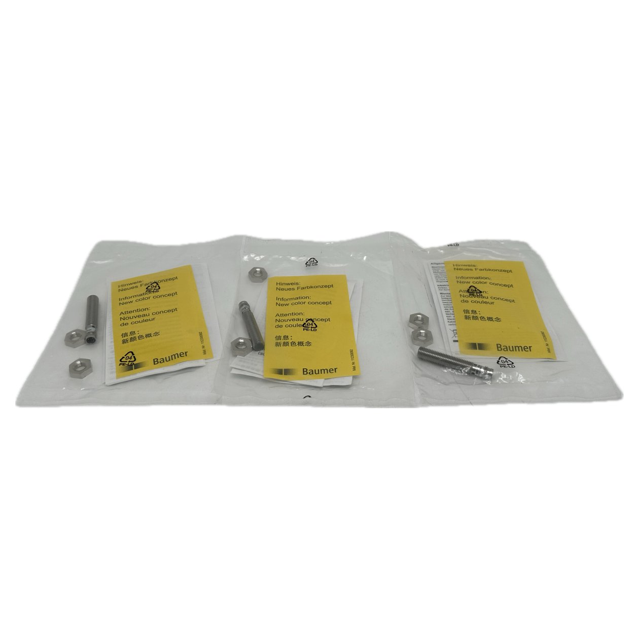 AJ1169 Posten 3 Stück Inductive Sensor Baumer electric IFRM 08P17A1/S35L_2