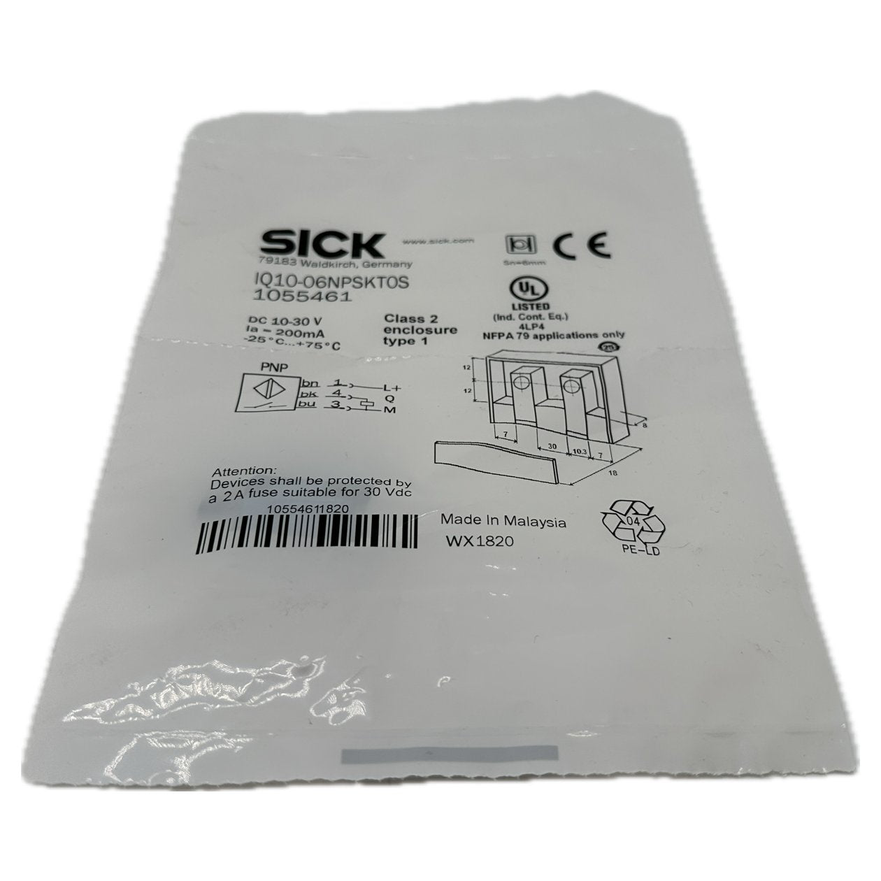 AJ1174 Posten 2 Stück Sensor Sick IQ10-06NPSKT0S_2