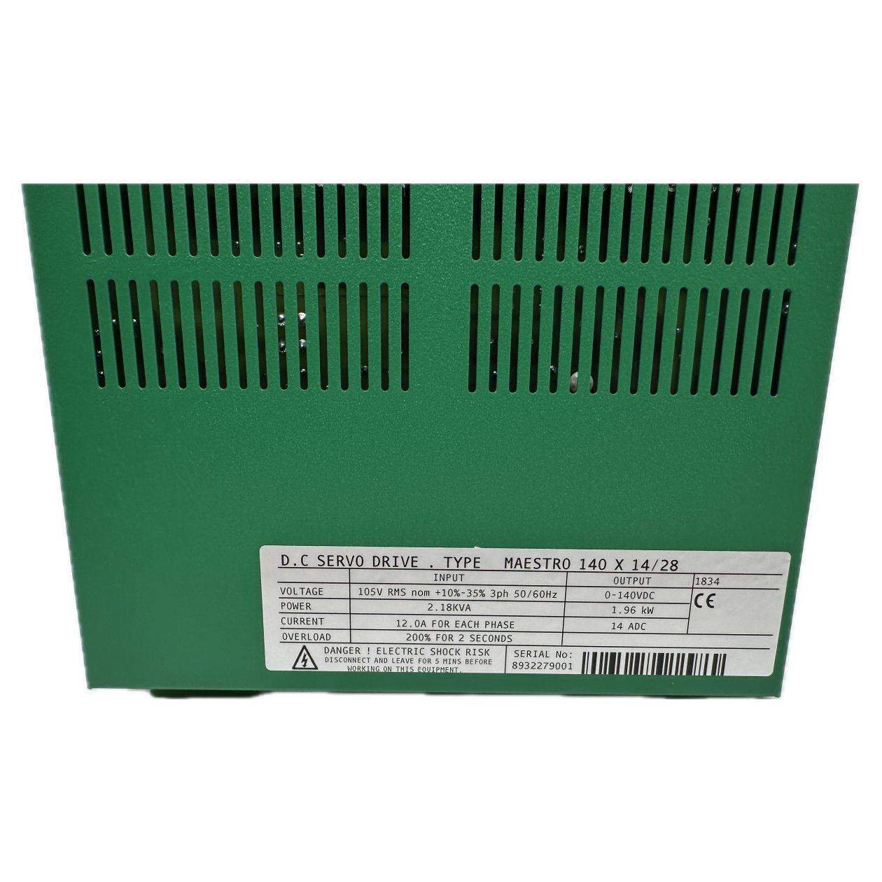 .AJ1186 Servo Drive Control Techniques MIDI Maestro 140x14/28 1,96KW_3