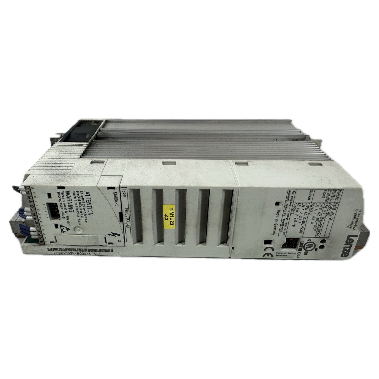 AJ1207 Frequenzumrichter Lenze E82EV152_4B 00450766 0-650Hz 1,5KW_2