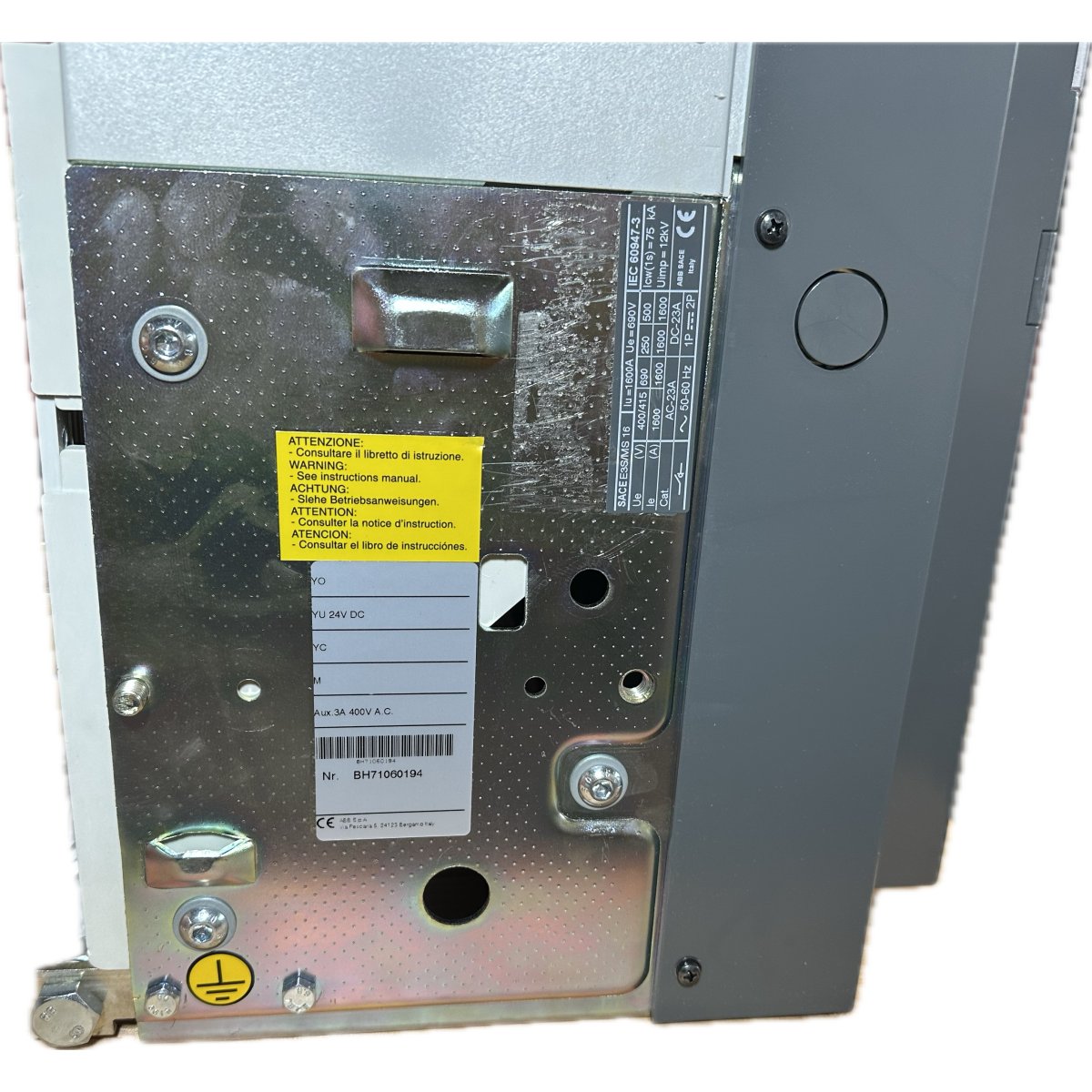 AJ1213 Leistungsschalter ABB SACE Emax BH71060194_4