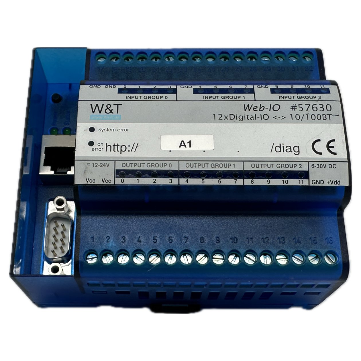.AJ122 Steuerungsmodul W&T 57630 Web-IO 12x Digital-IO