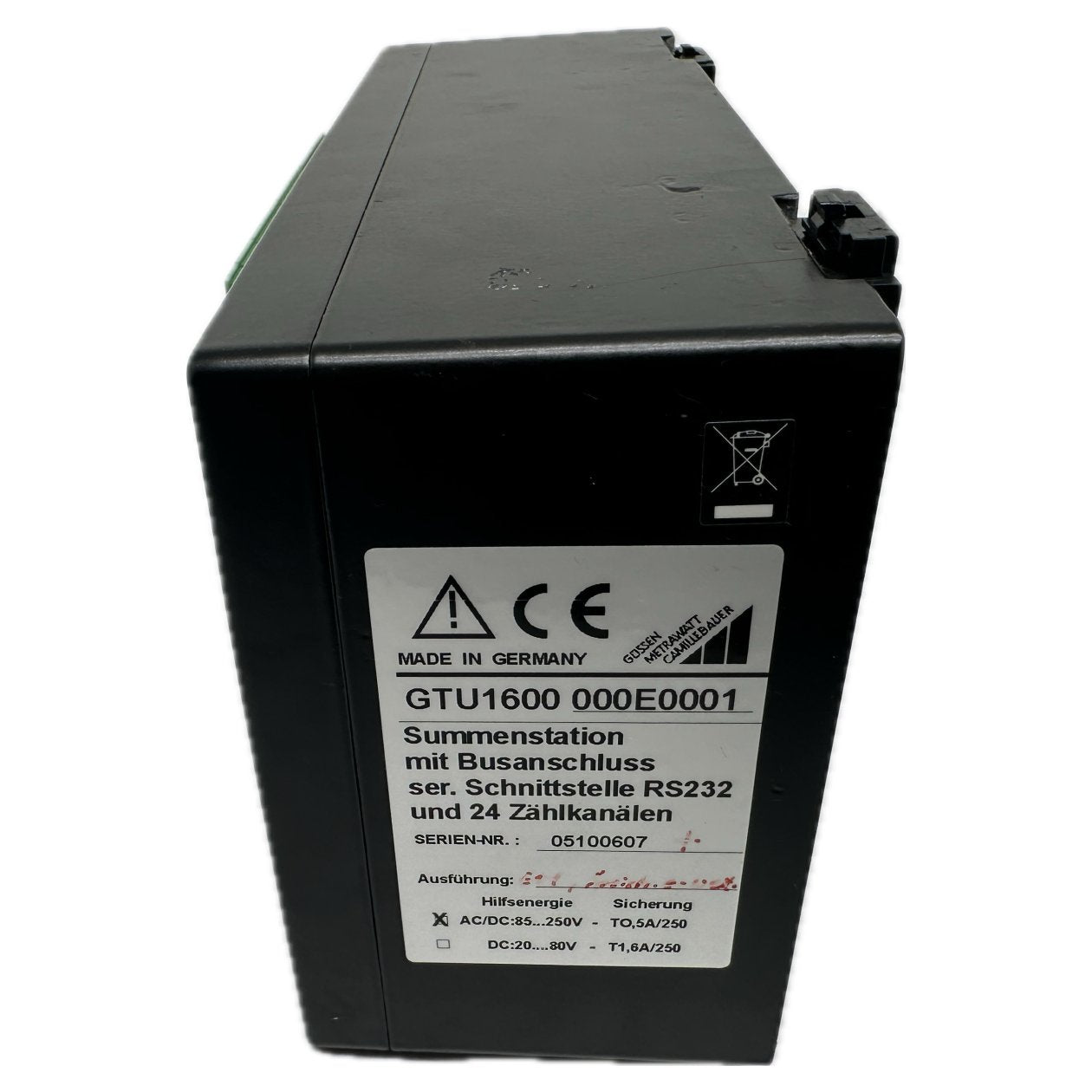 Summenstation Gossen Metrawatt GTU1600 00E0001_4