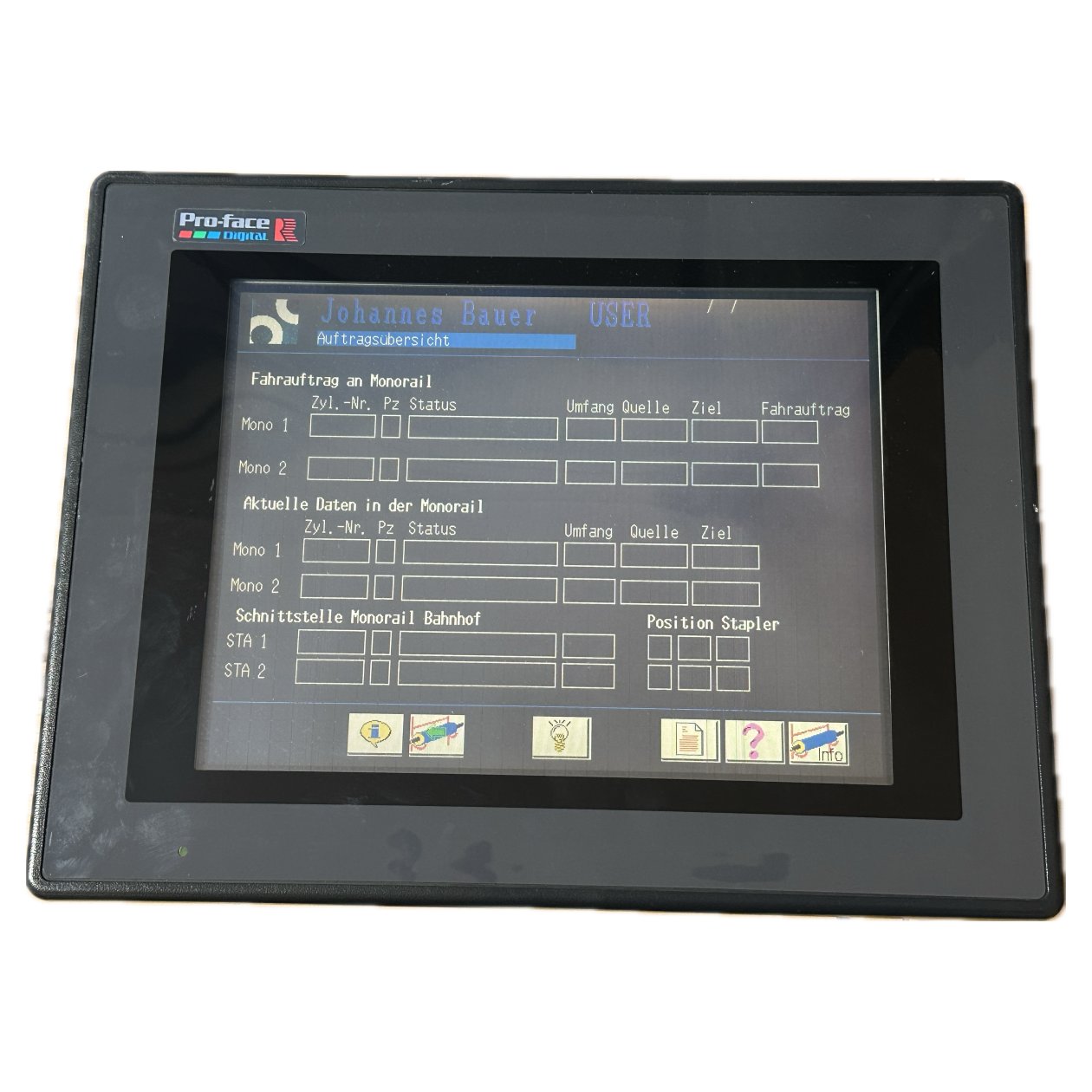 AJ191 Bedienpanel Proface GP577R-SC41-24 29511810059