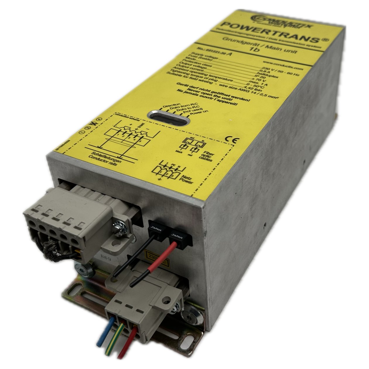 AJ207 Datenübertragungssystem Conductix Wampfler Grundgerät 1b 051221-30A