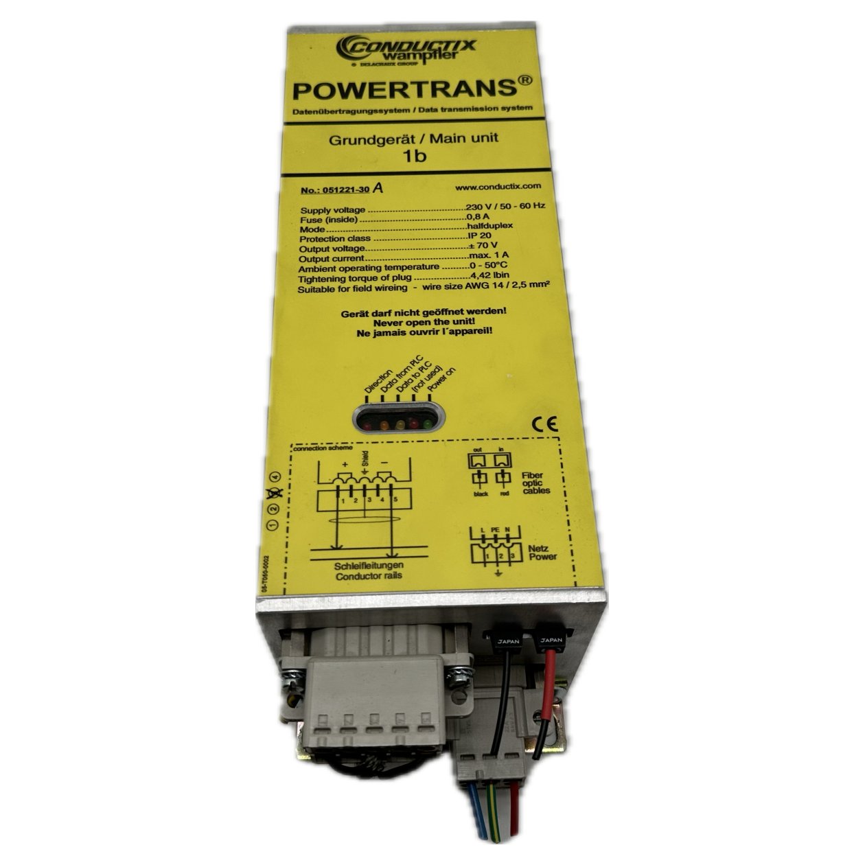 AJ207 Datenübertragungssystem Conductix Wampfler Grundgerät 1b 051221-30A_3