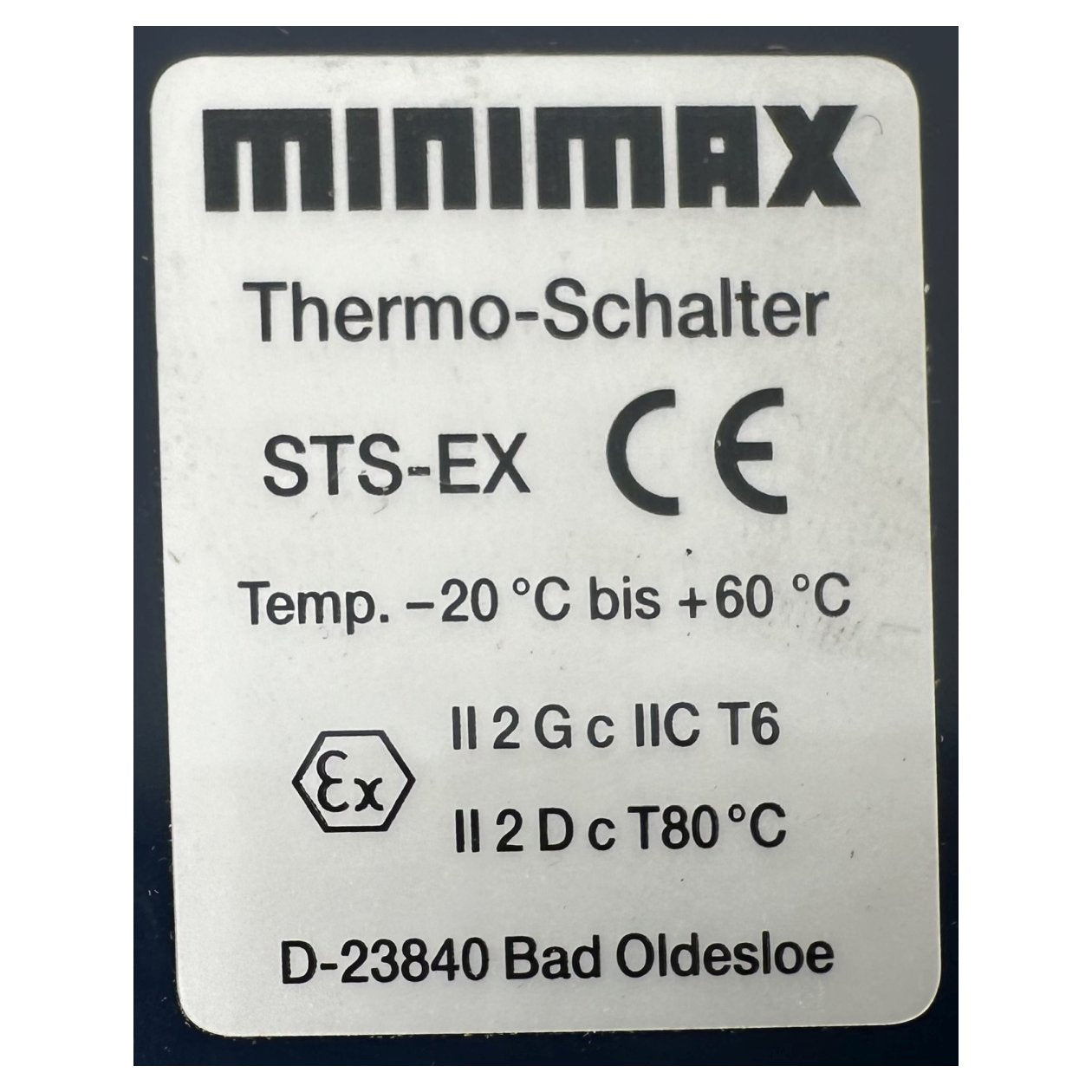AJ218 Thermo-Schalter Minimax STS-EX Mit Kabel_4