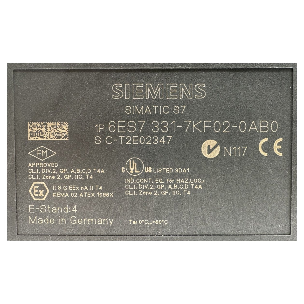 AJ236 Simatic S7 Siemens 6ES7 331-7KF01-0AB0 6ES7331-7KF01-0AB0 E4_4
