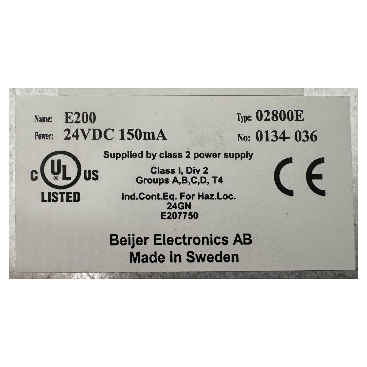 AJ255 Bedienpanel Mitsubishi Beijer E200 02800E Ferag 5.940.460 SW: 6.04_4