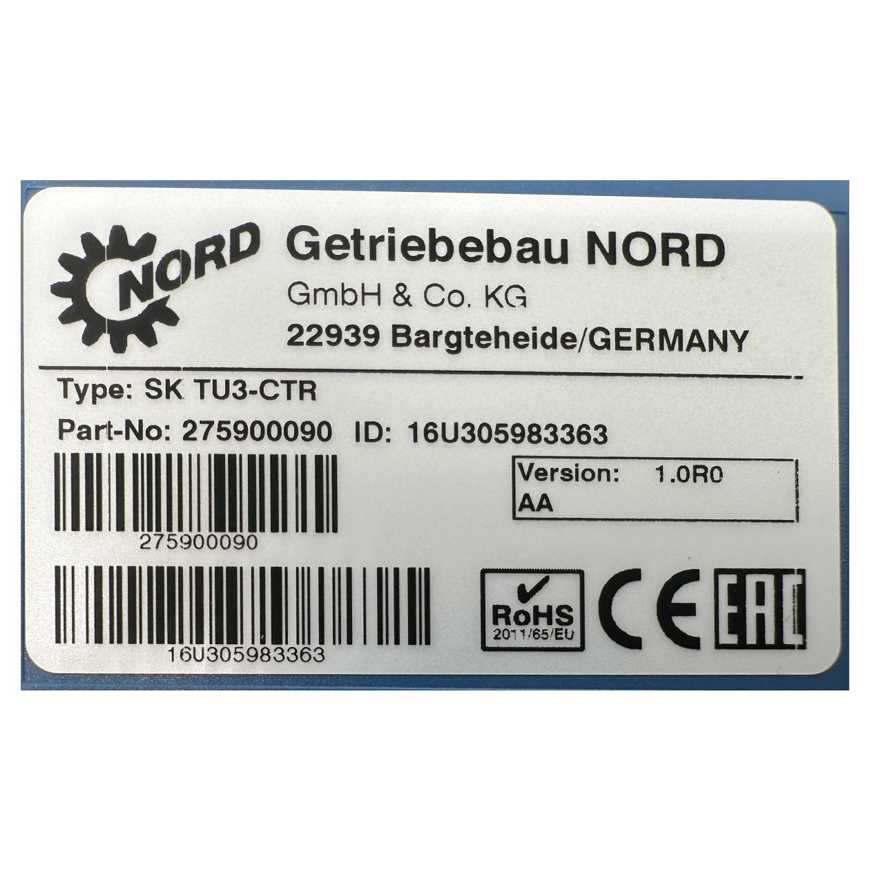 AJ259 Bedienpanel Nord SK TU3-CTR 275900090_3