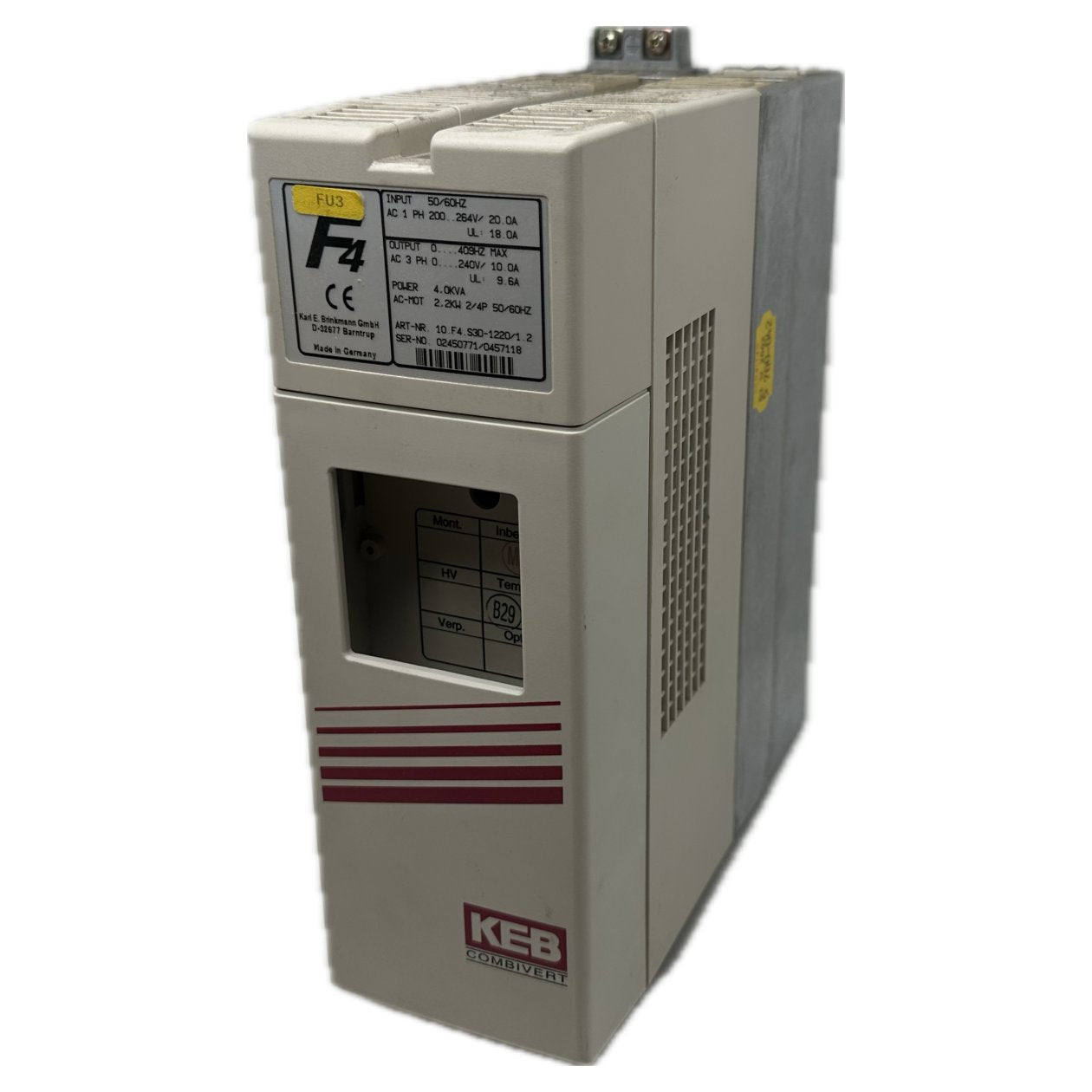 AJ286 Frequenzumrichter KEB 10.F4.S3D-1220/1 Geöffnet_2