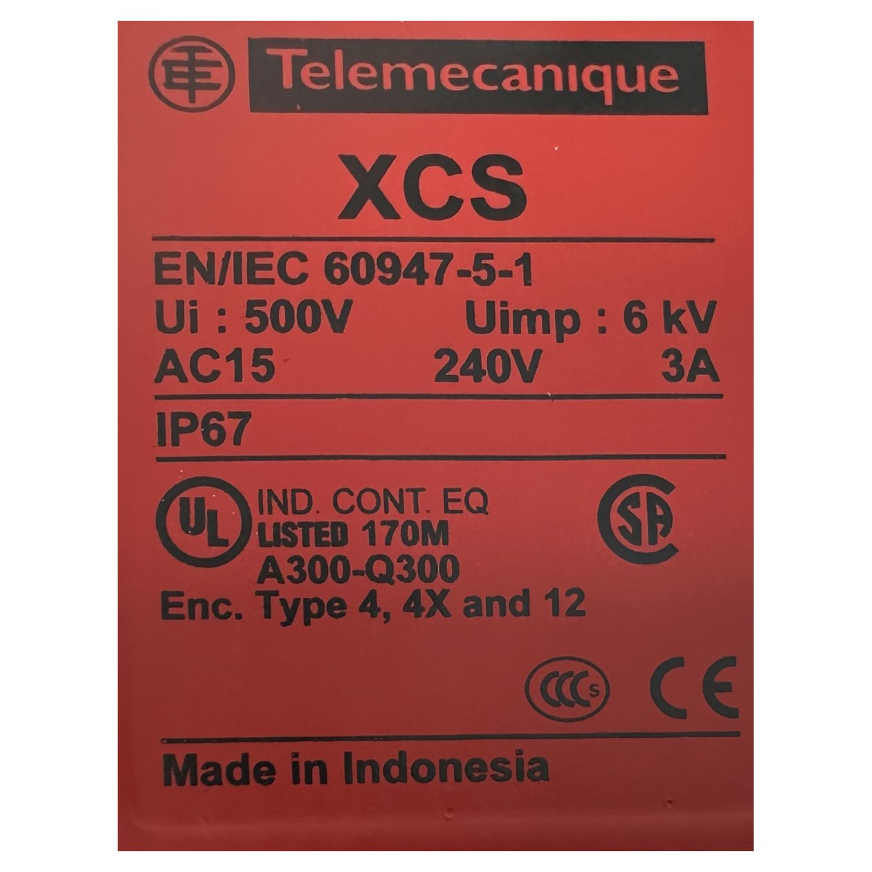 AJ294 Safety limit switch Telemechanique XCSA702 Geöffnet_4