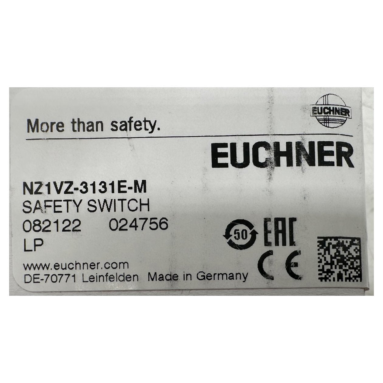 AJ295 Sicherheitsschalter Euchner NZ1VZ-3131E-M Versiegelt_2