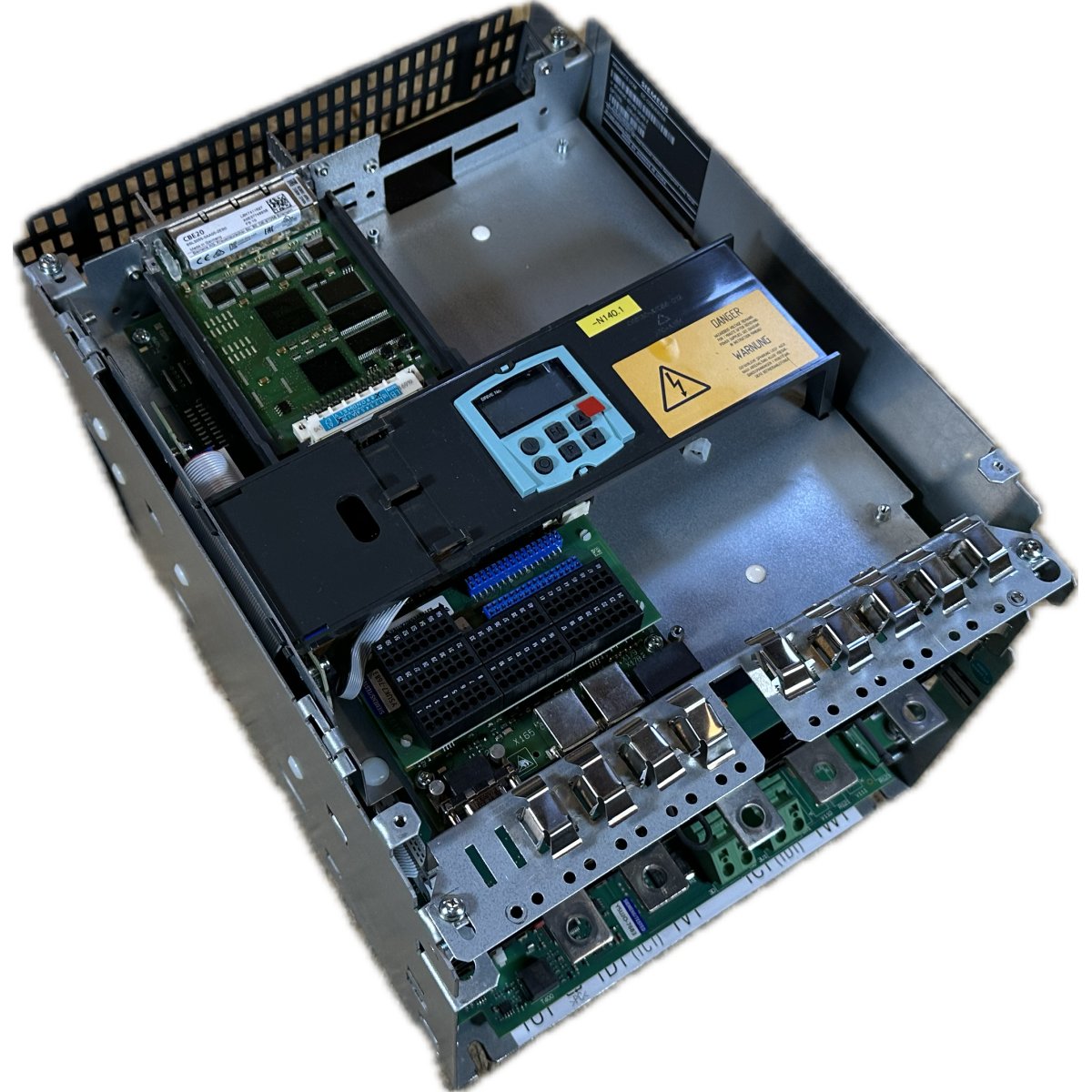 AJ313 DC Converter Stromrichter Siemens 6RA8025-6DV62-0AA0-Z Deckel fehlt