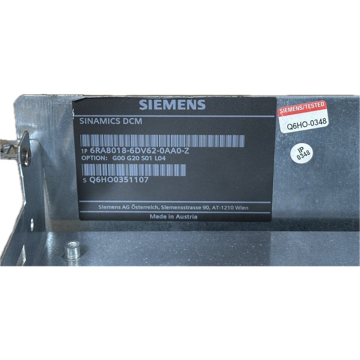 Siemens 6RA8018-6DV62-0AA0-4