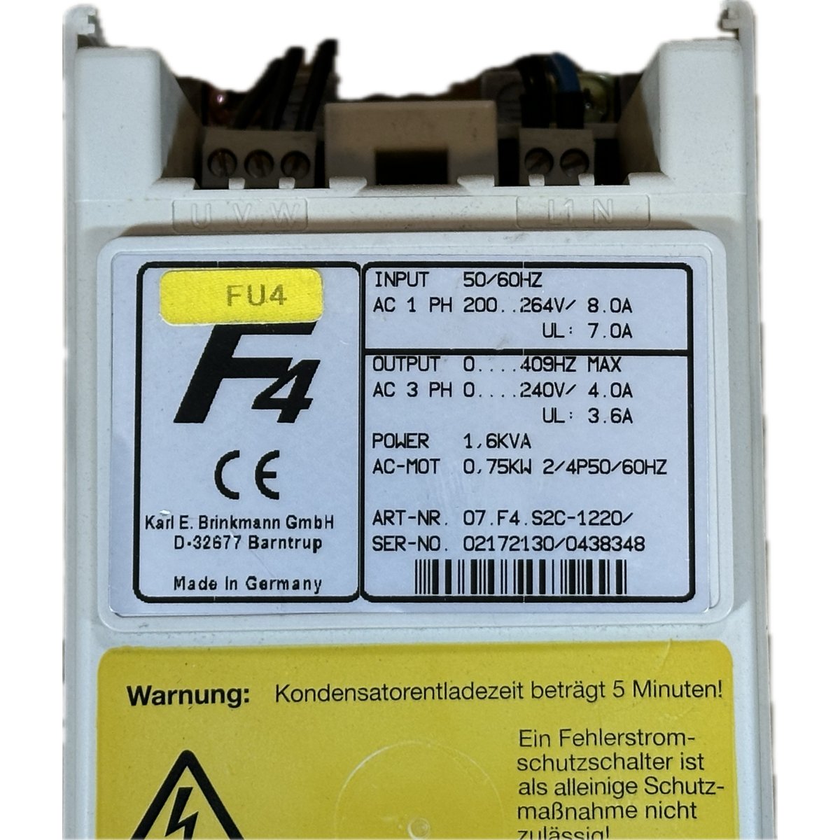 KEB 07.F4.S2C-1220-4