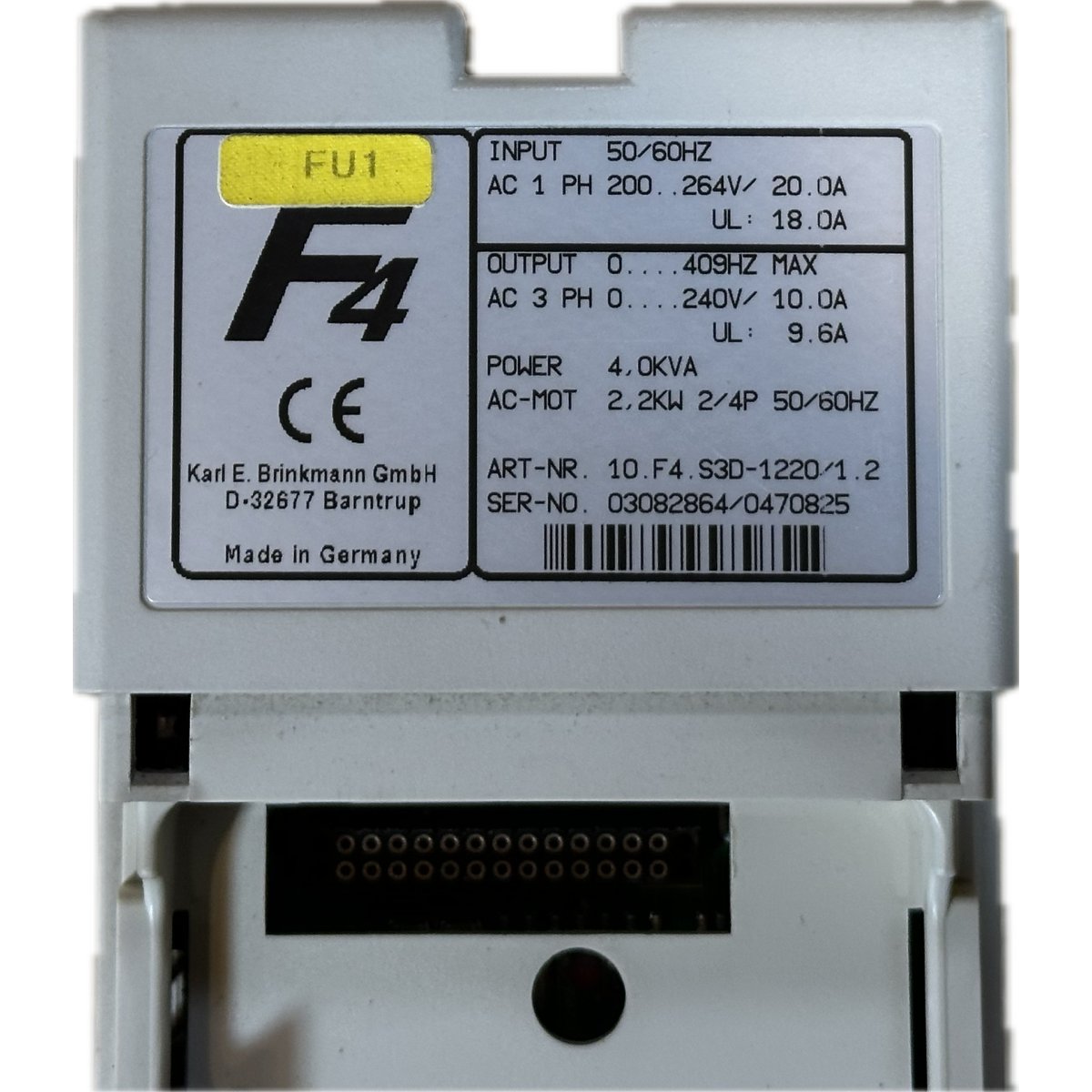 KEB 10.F4.S3D-1220/1.2-4