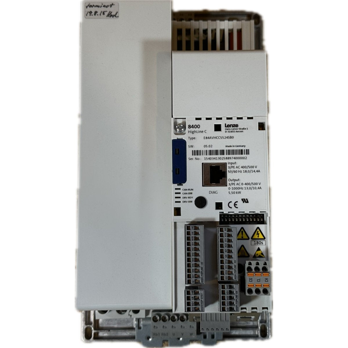 Lenze E84AVHCC5524SB0-3