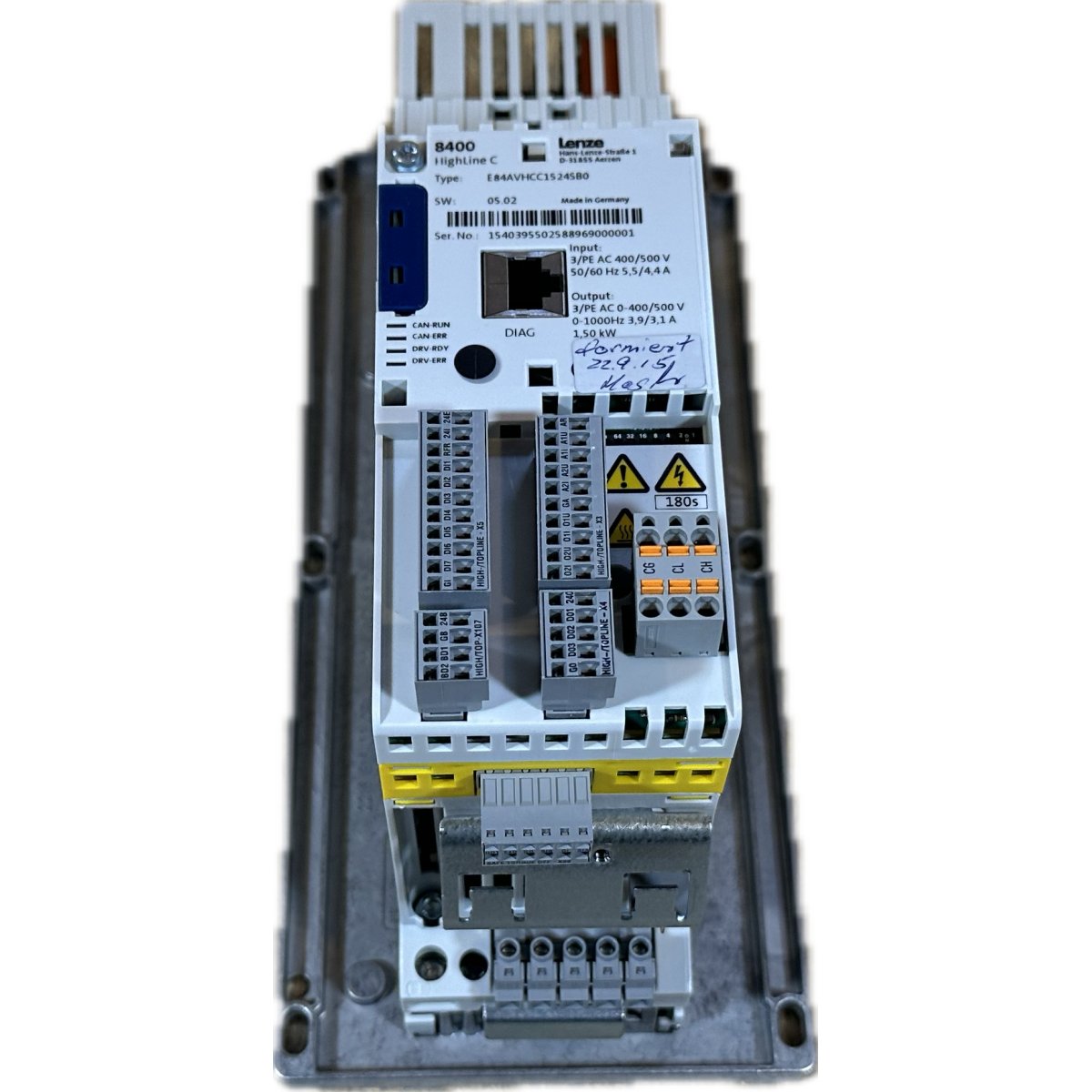 Lenze E84AVHCC1524SB0-3