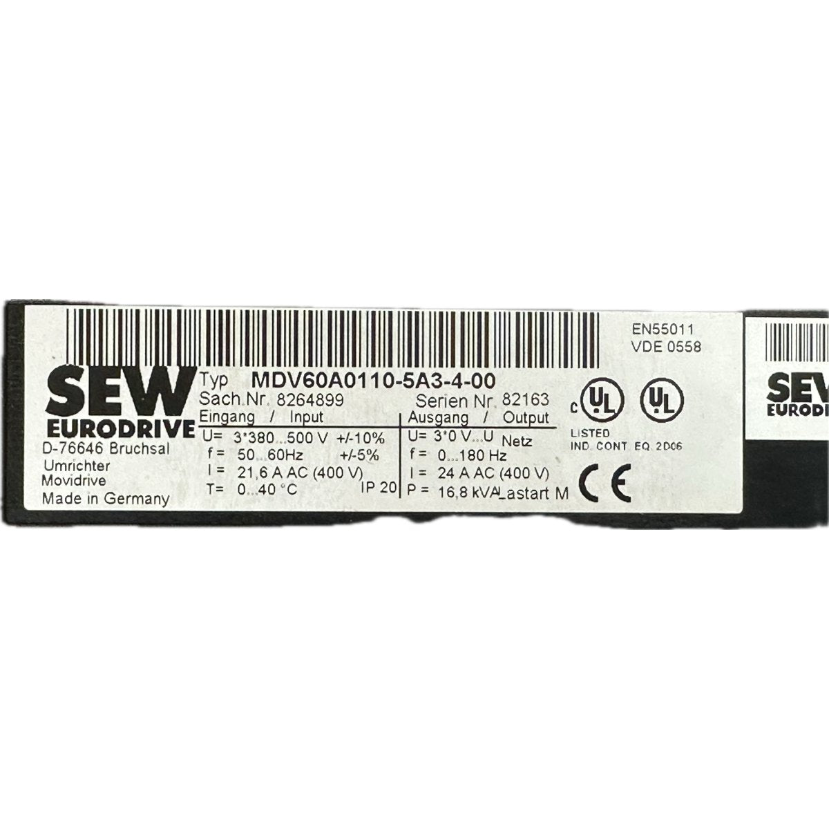 SEW MDV60A0110-5A3-4-00-3