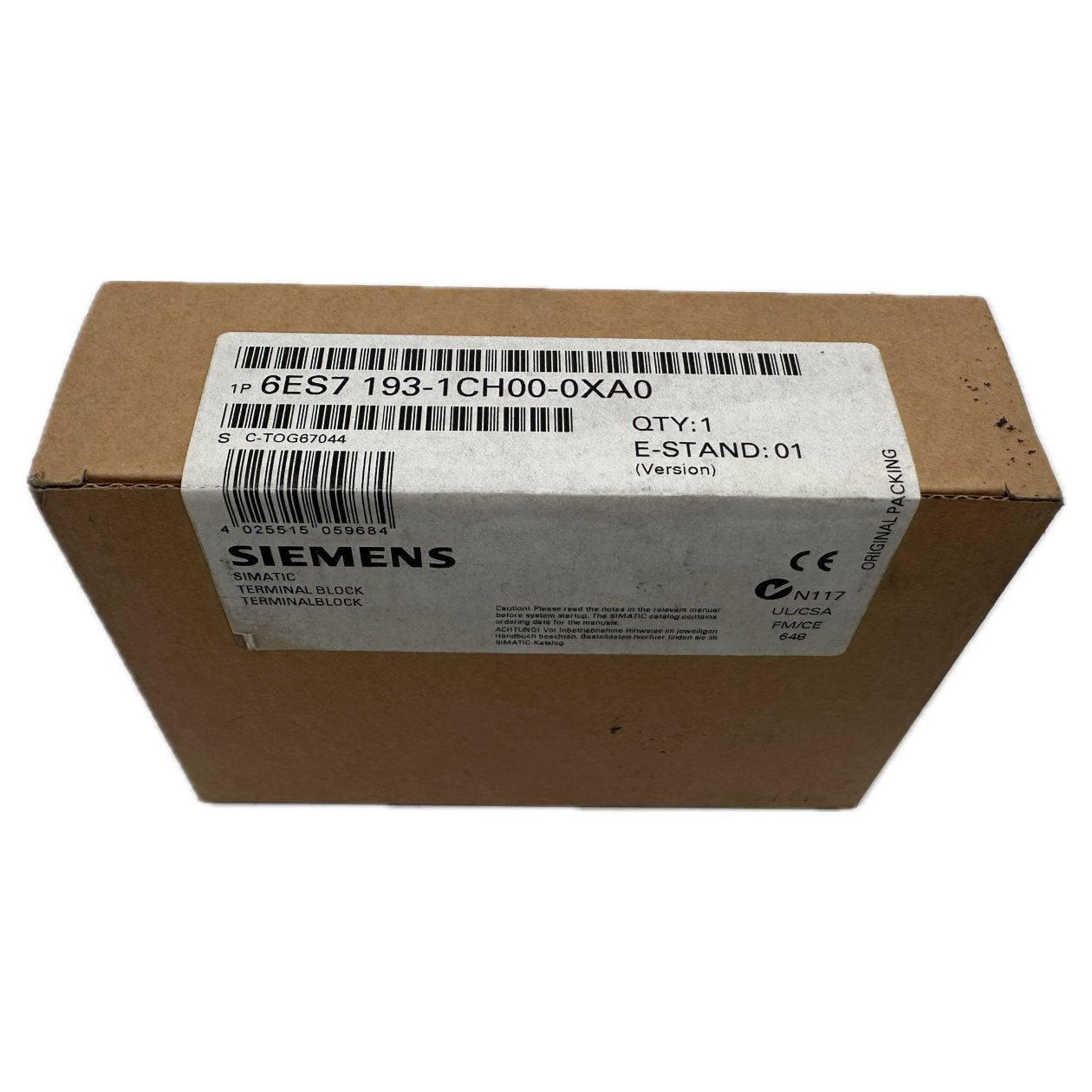Simatic S7 Siemens 6ES7 193-1CH00-0XA0 6ES7193-1CH00-0XA0 Versiegelt_2