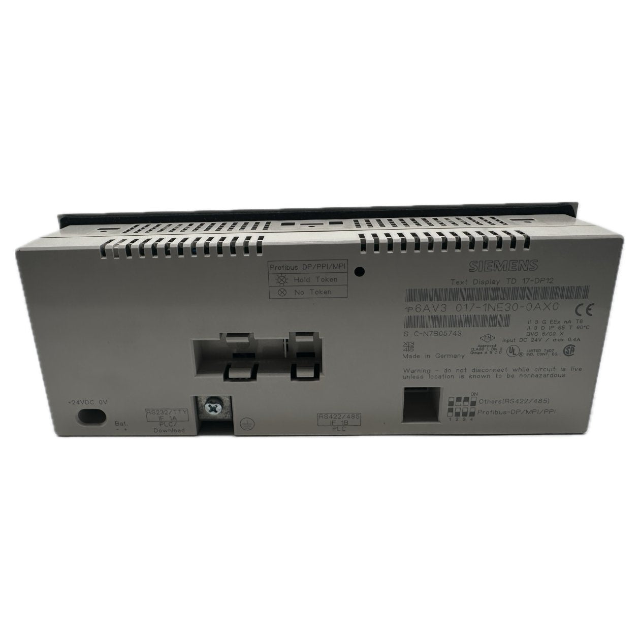 Bedienpanel 17-DP12 Siemens 6AV3 017-1NE30-0AX0 E2_3