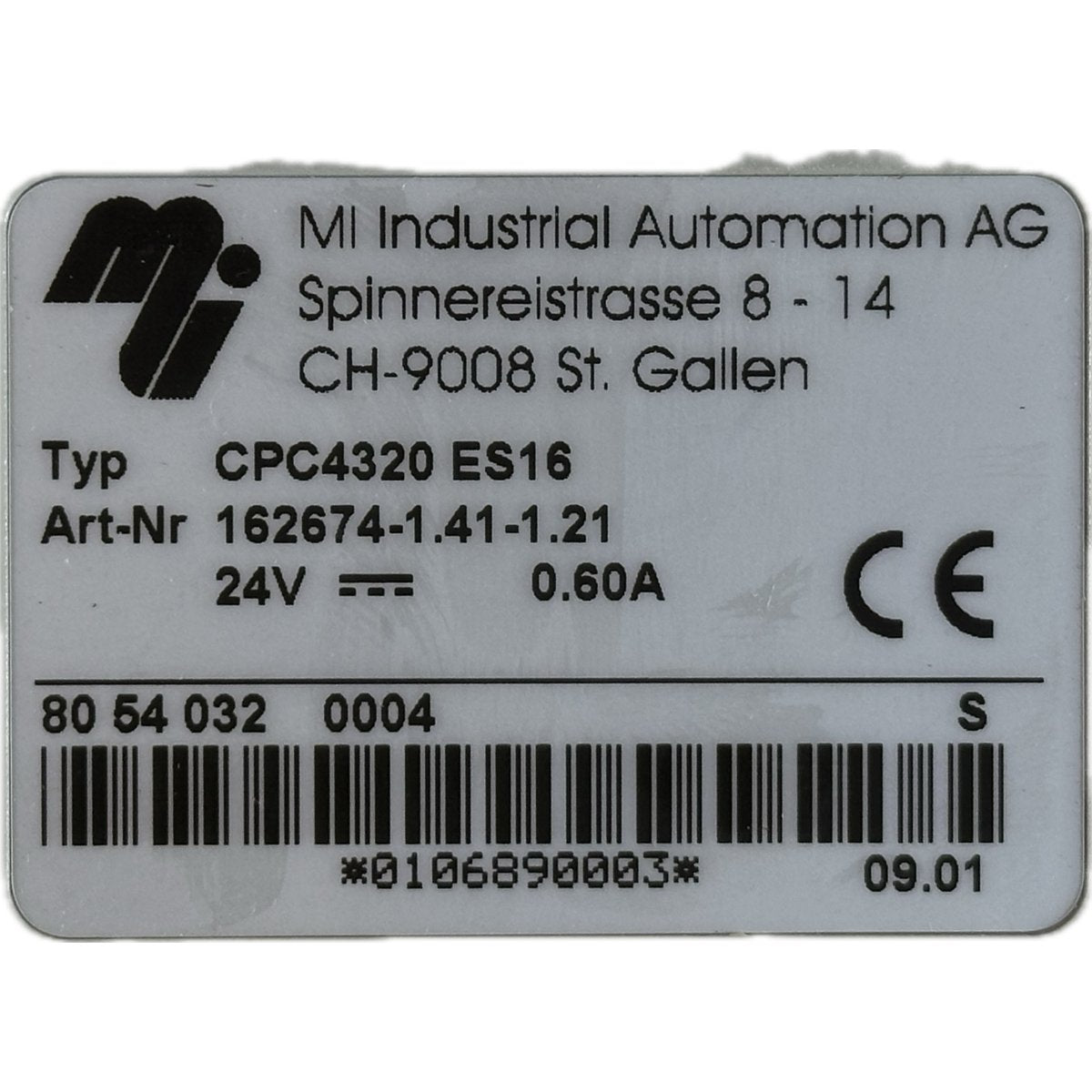 MI Industrial Automation CPC4320 ES16-4