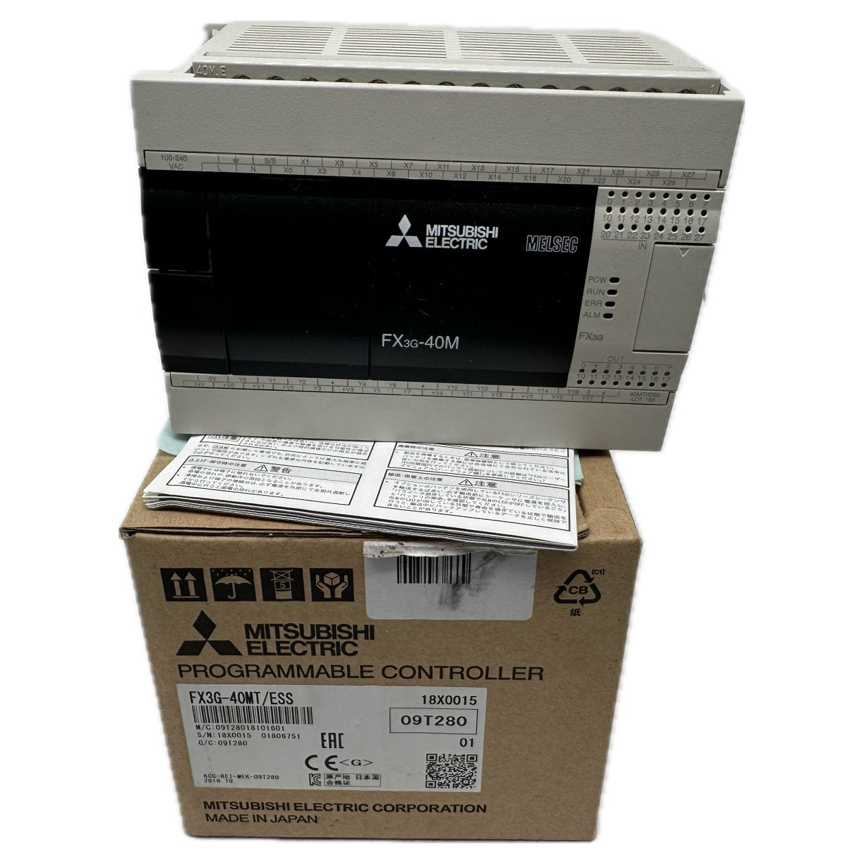 AJ519 Grundgerät Mitsubishi FX3G-40MT/ESS DC 24V