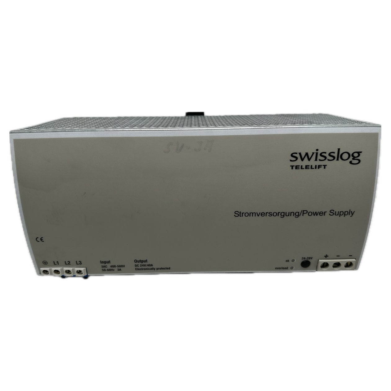 AJ560 Power Supply Swisslog SL40.608 IN 3PH 400VAC OUT 24-28VDC 40A