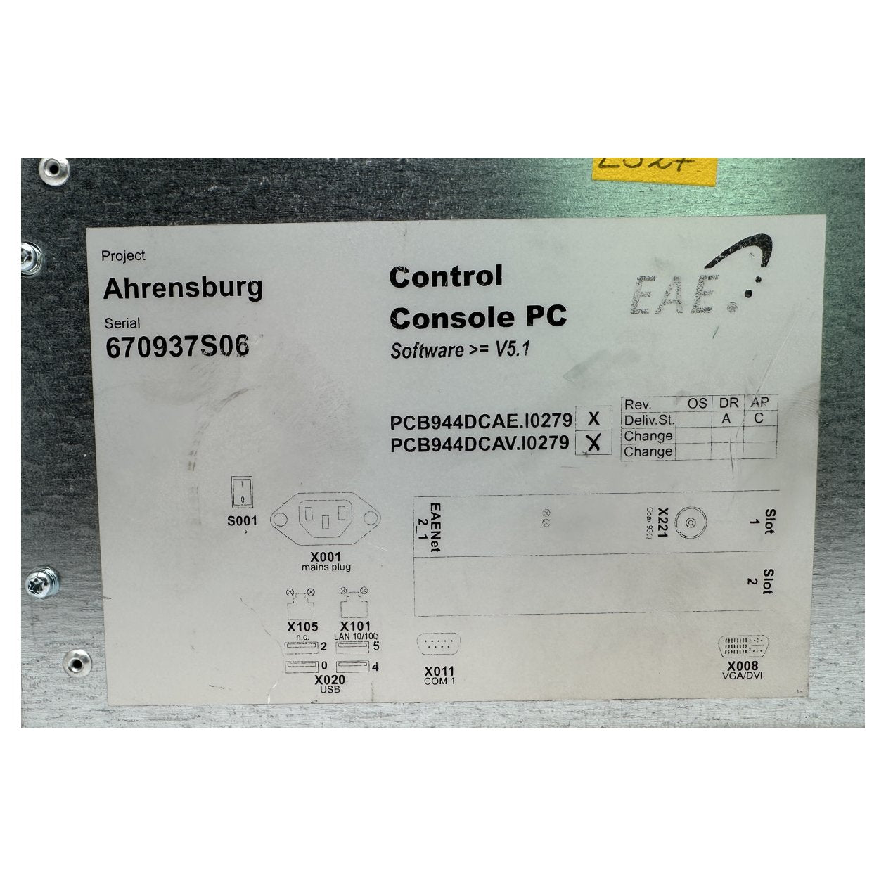 Simatic IPC627 Siemens 6ES7647-6CA10-0AX0 6ES7 647-6CA10-0AX0_7