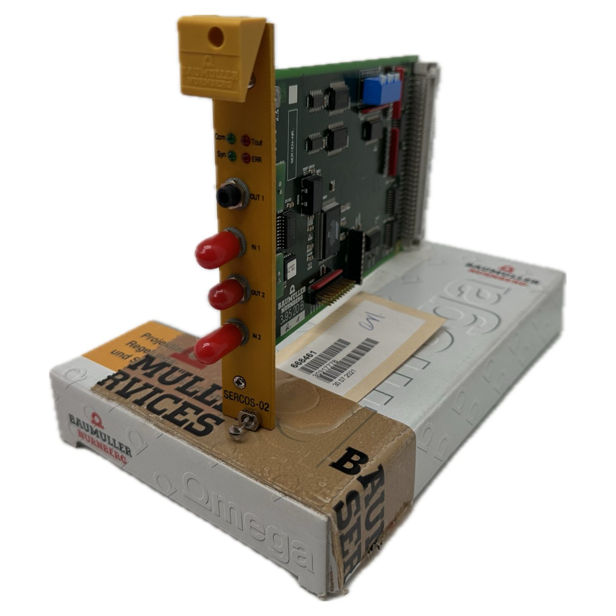 AJ605 Platine Baumüller SERCOS-02-00 OVP