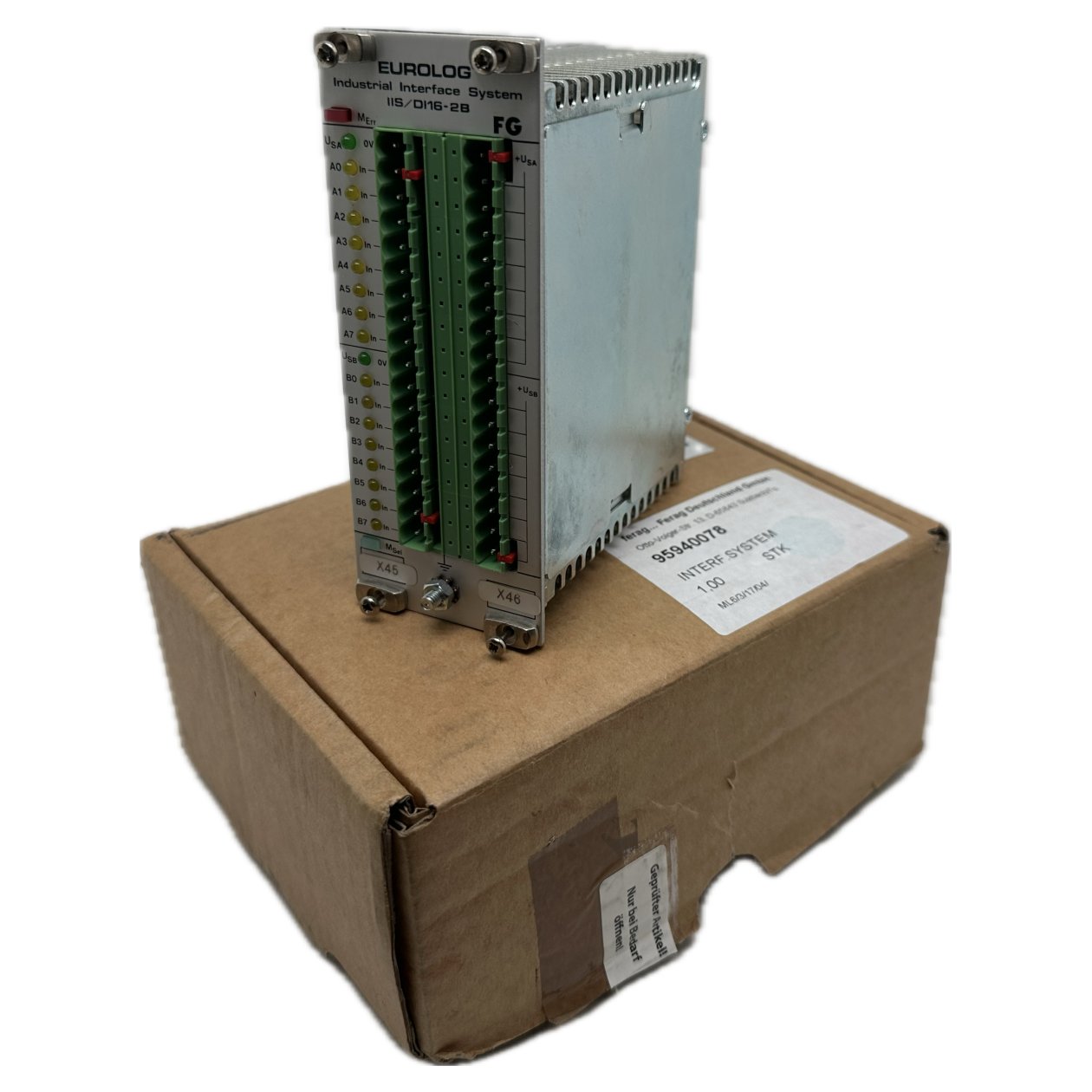 AJ616 Industrial Interface System Syslogic IIS/DI16-2B Ferag 95940078/000 OVP