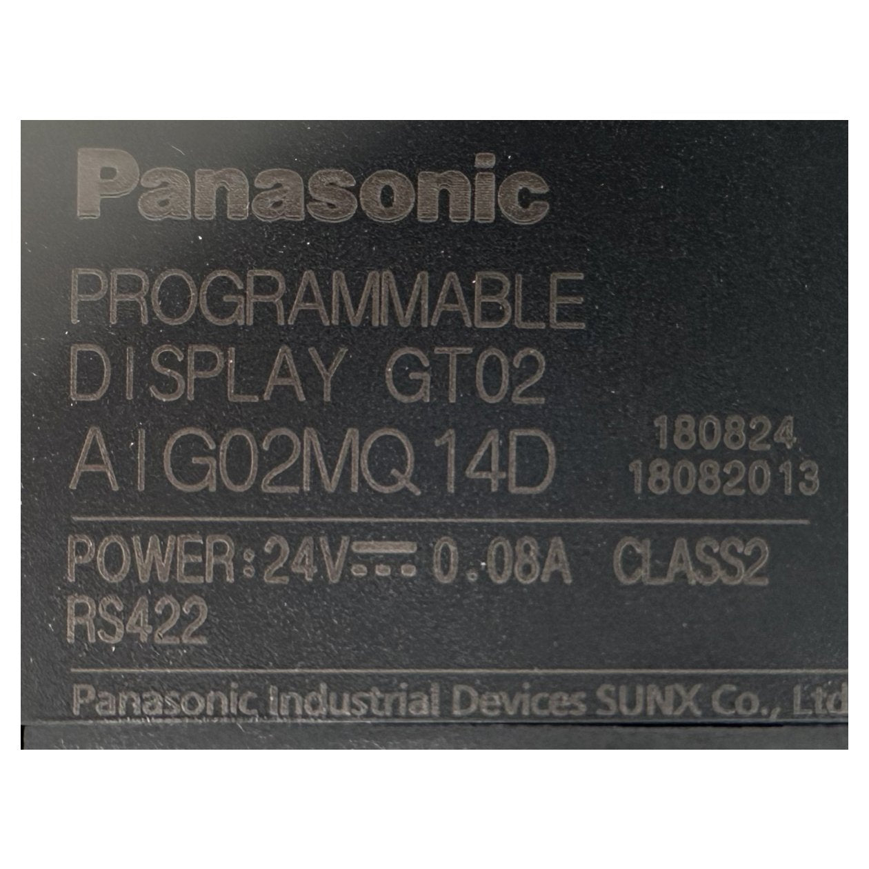 AJ625 Programmierbares Display Panasonic GT02 AIG02MQ14D OVP_4