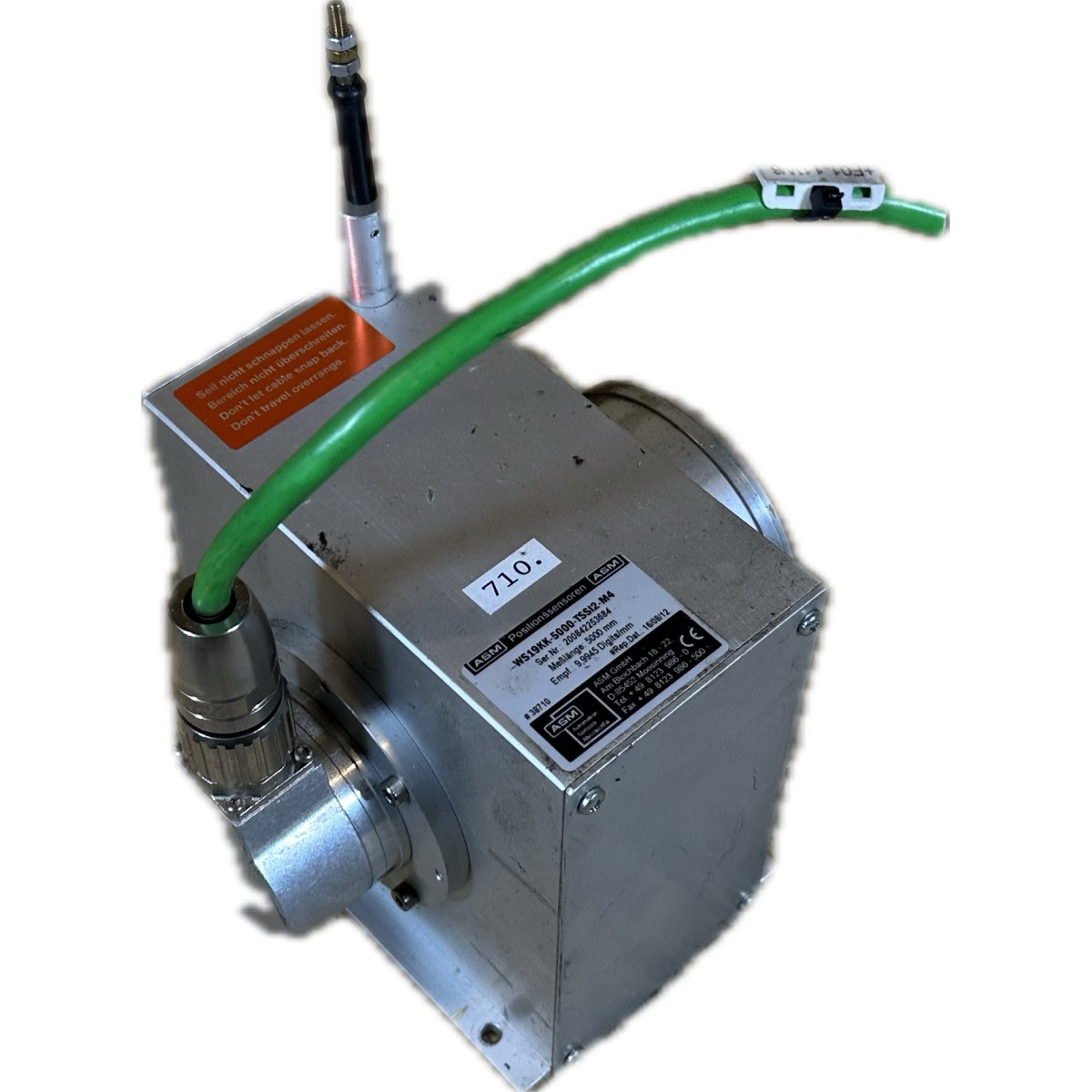 AJ62 Positionssensor ASM WS19KK-5000-TSSI2-M4 Heidenhain ROQ424 512 27S17