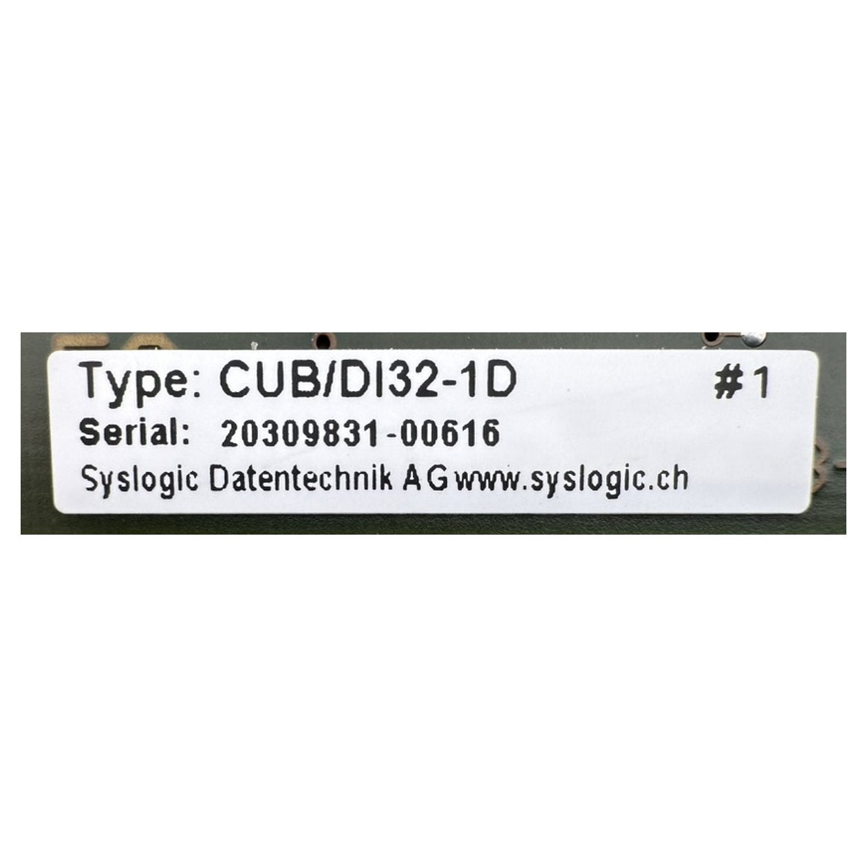 AJ635 Platine Syslogic CUB/DI32-1D Ferag 5.940.294.000 OVP_4