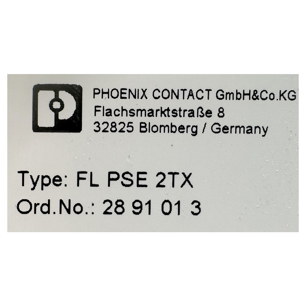 AJ648 Ethernet Module Phoenix Contact FL PSE 2TX_3
