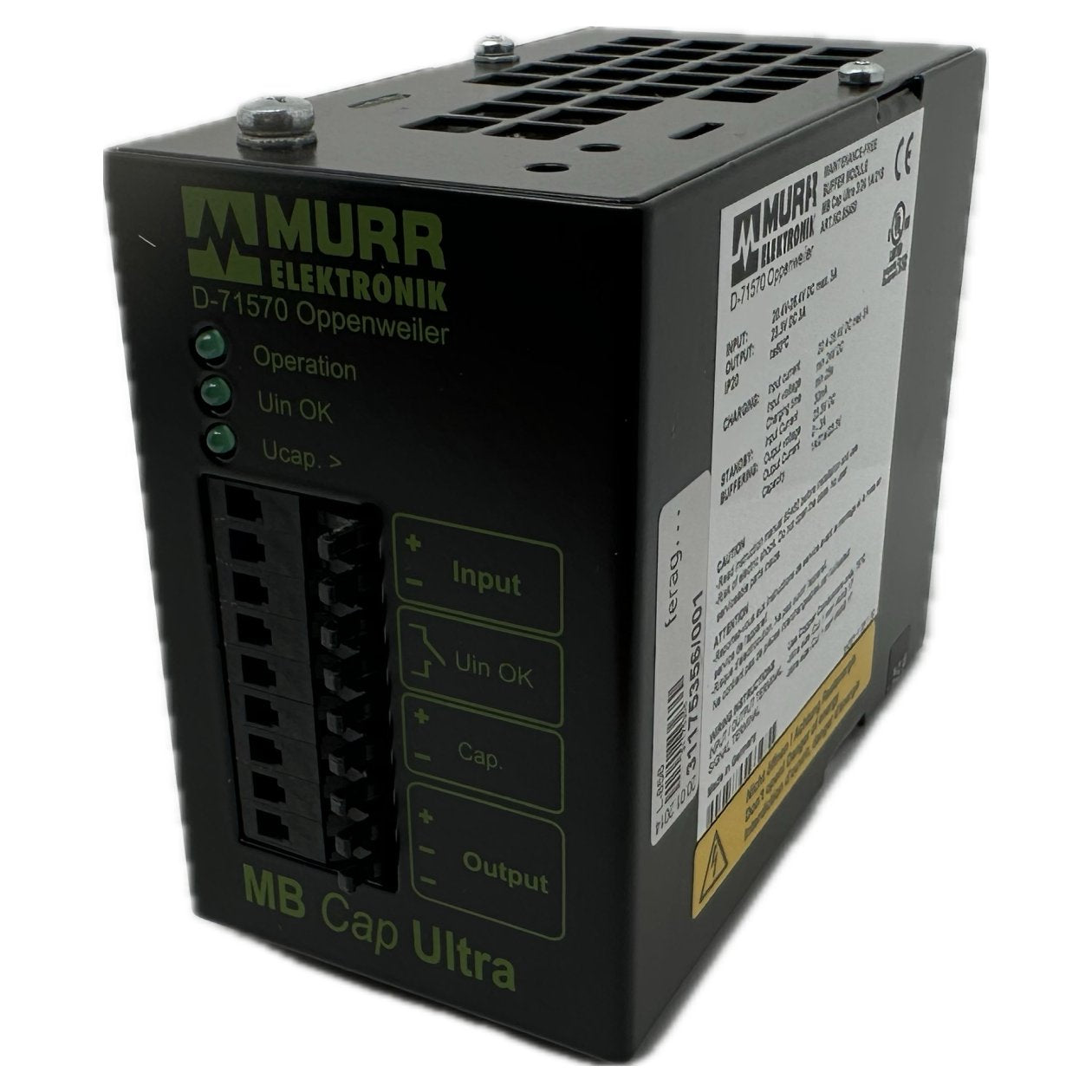 AJ693 Buffer Module Murr Elektronik MB Cap Ultra 3/24 1A/21S OVP_2