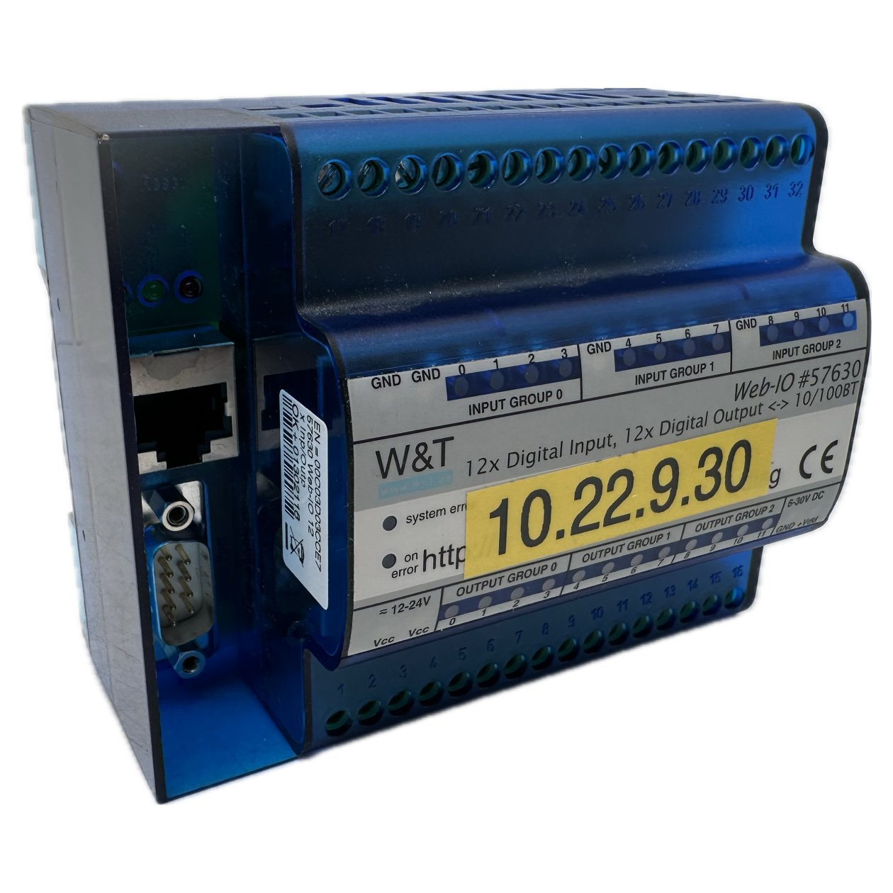 AJ695 Web-IO W&T 57630 00C03D03CCE7 OVP_2