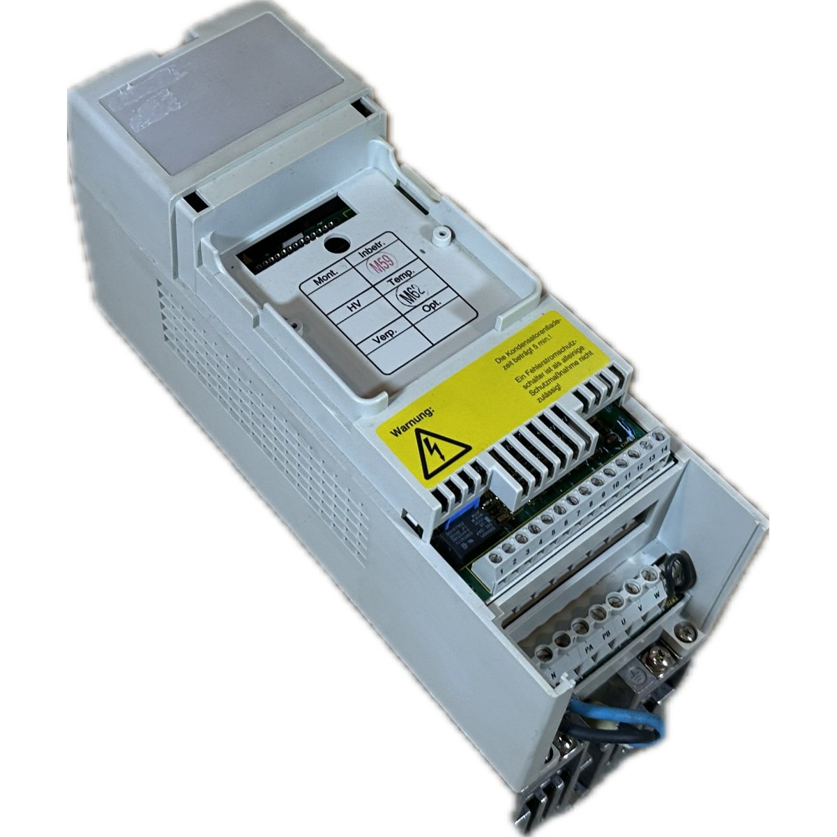 AJ705 Frequenzumrichter KEB 10.F4.S3D-1220/1.2 mit Netzfilter Deckel fehlt