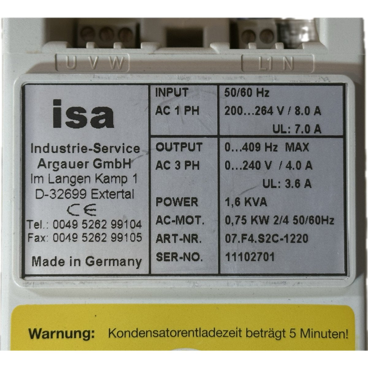 KEB 07.F4.S2C-1220-4