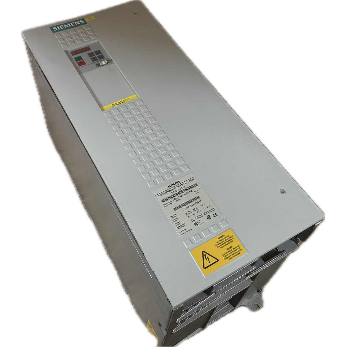 AJ707 Frequenzumrichter Siemens 6SE7023-8ED61 Scharnier Defekt