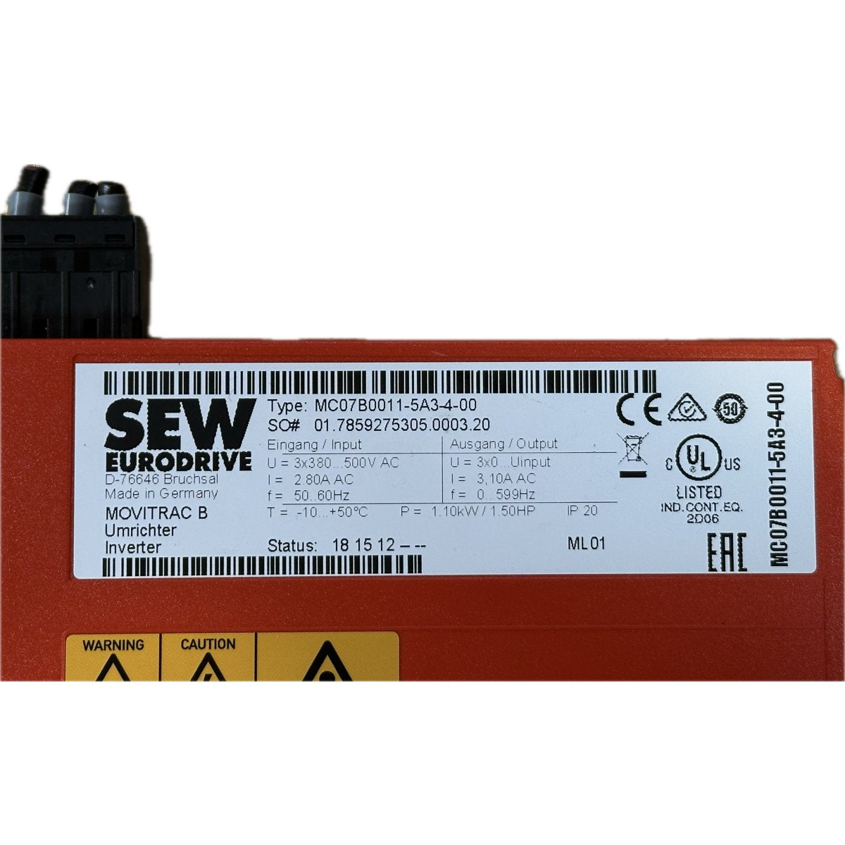 SEW MC07B0011-5A3-4-00-4