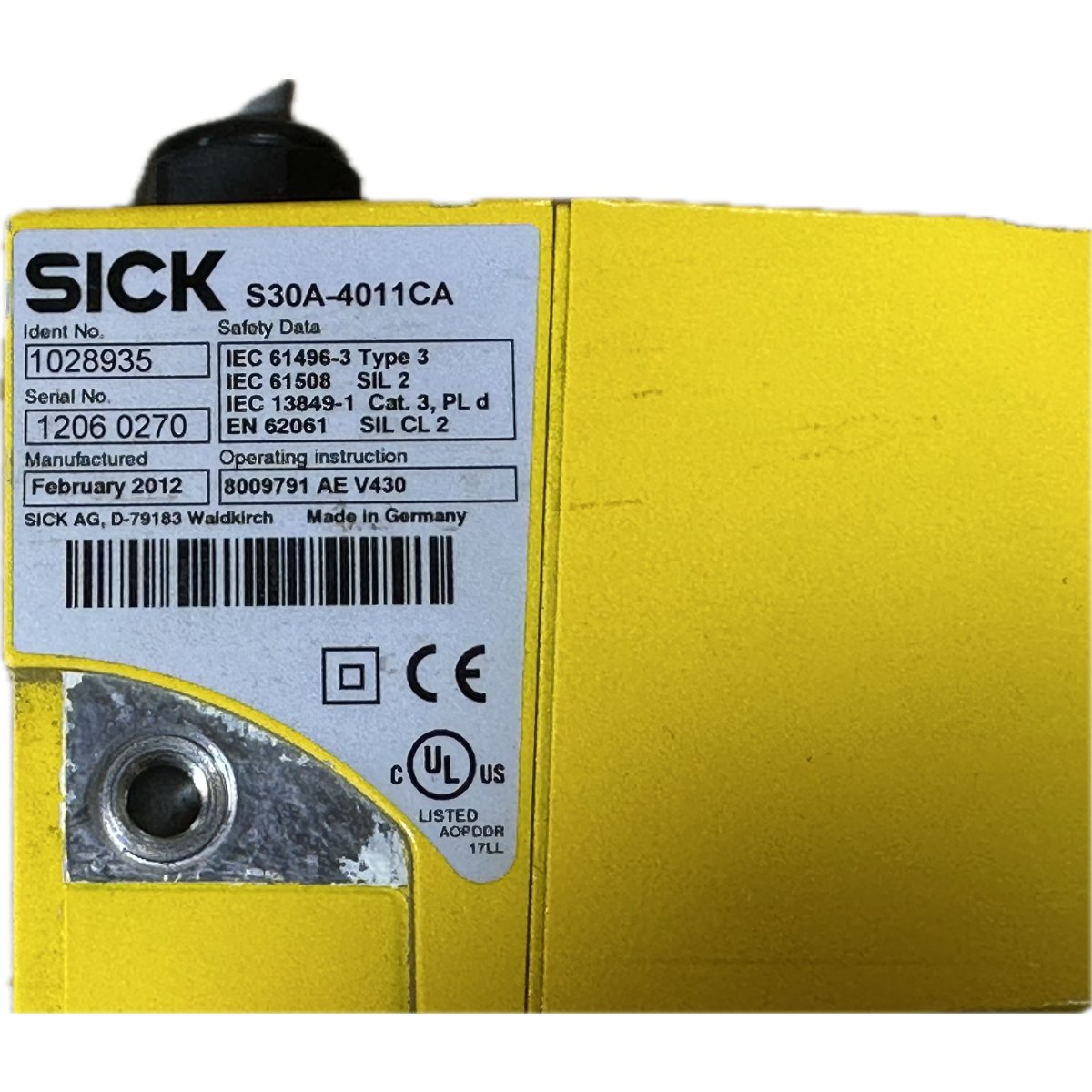 Sick S30A-4011CA-4