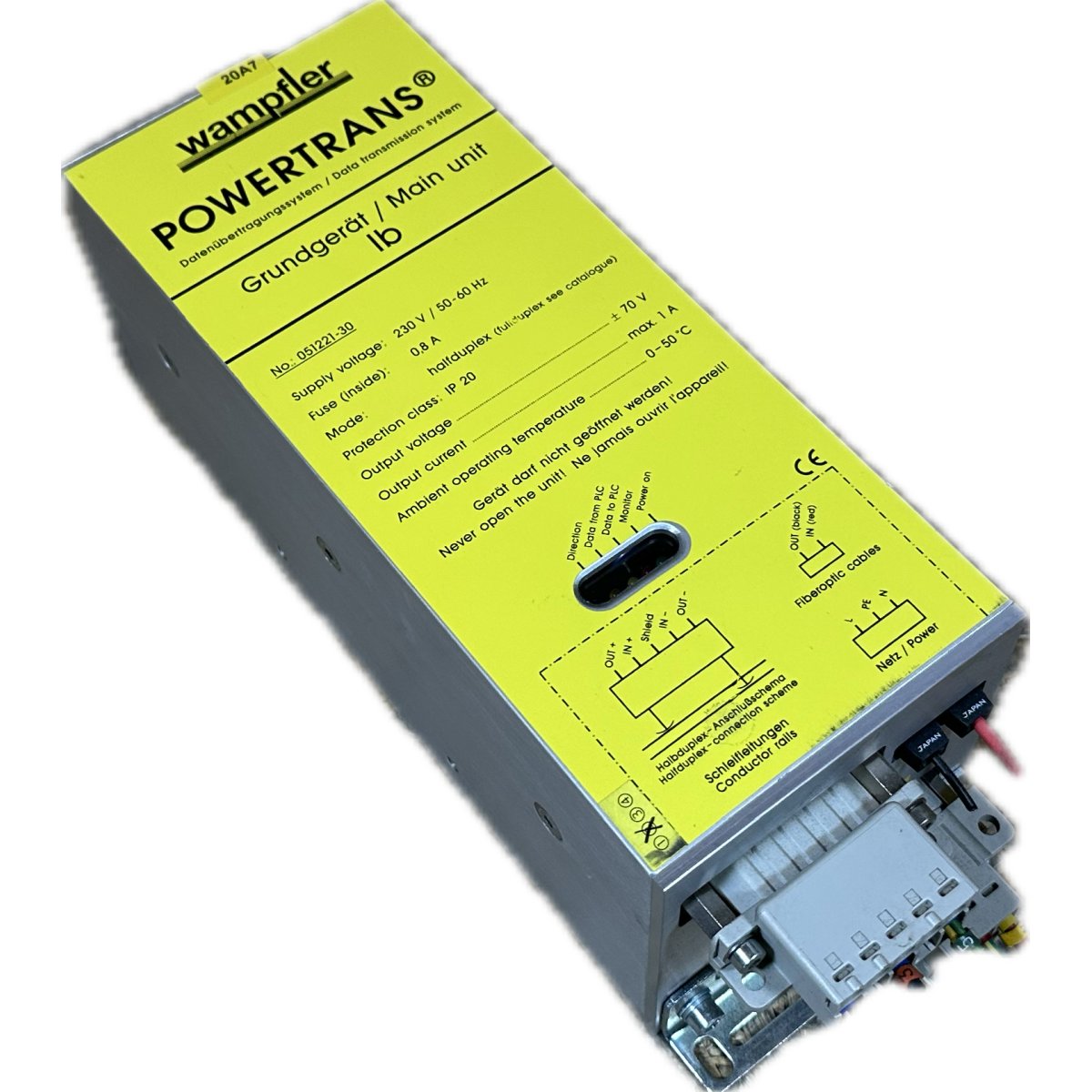 .AJ752 Datenübertragungssystem Wampfler Powertrans Grundgerät 051221-30