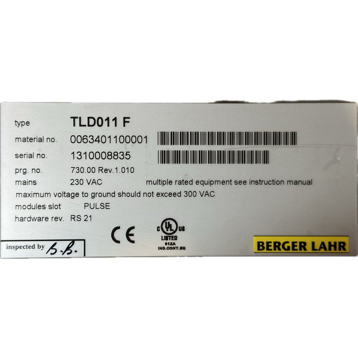Berger Lahr TLD011F-4