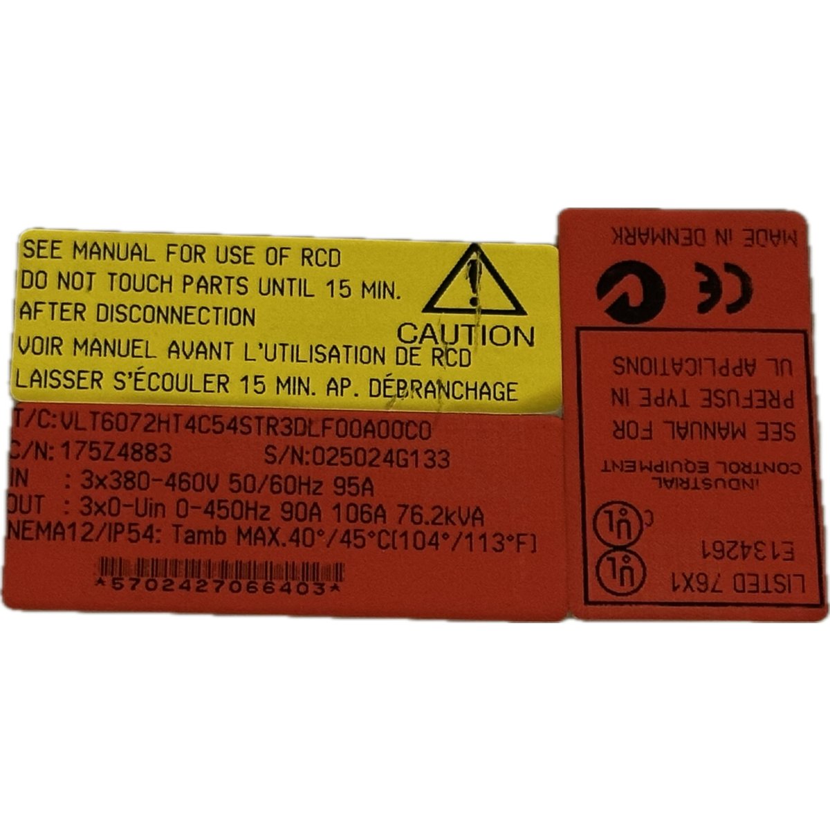 Danfoss VLT6072HT4C54STR30LF00A00C0-4